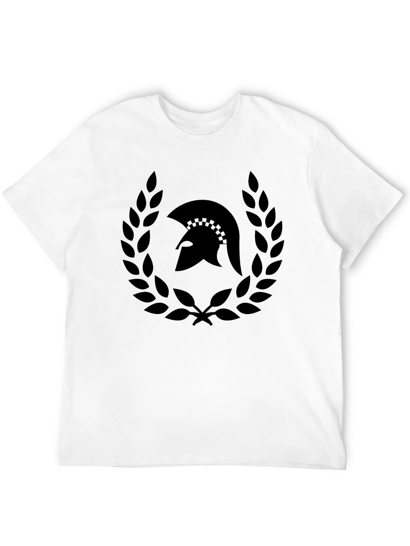 Spartan Laurel Wreath Graphic Tee - Black