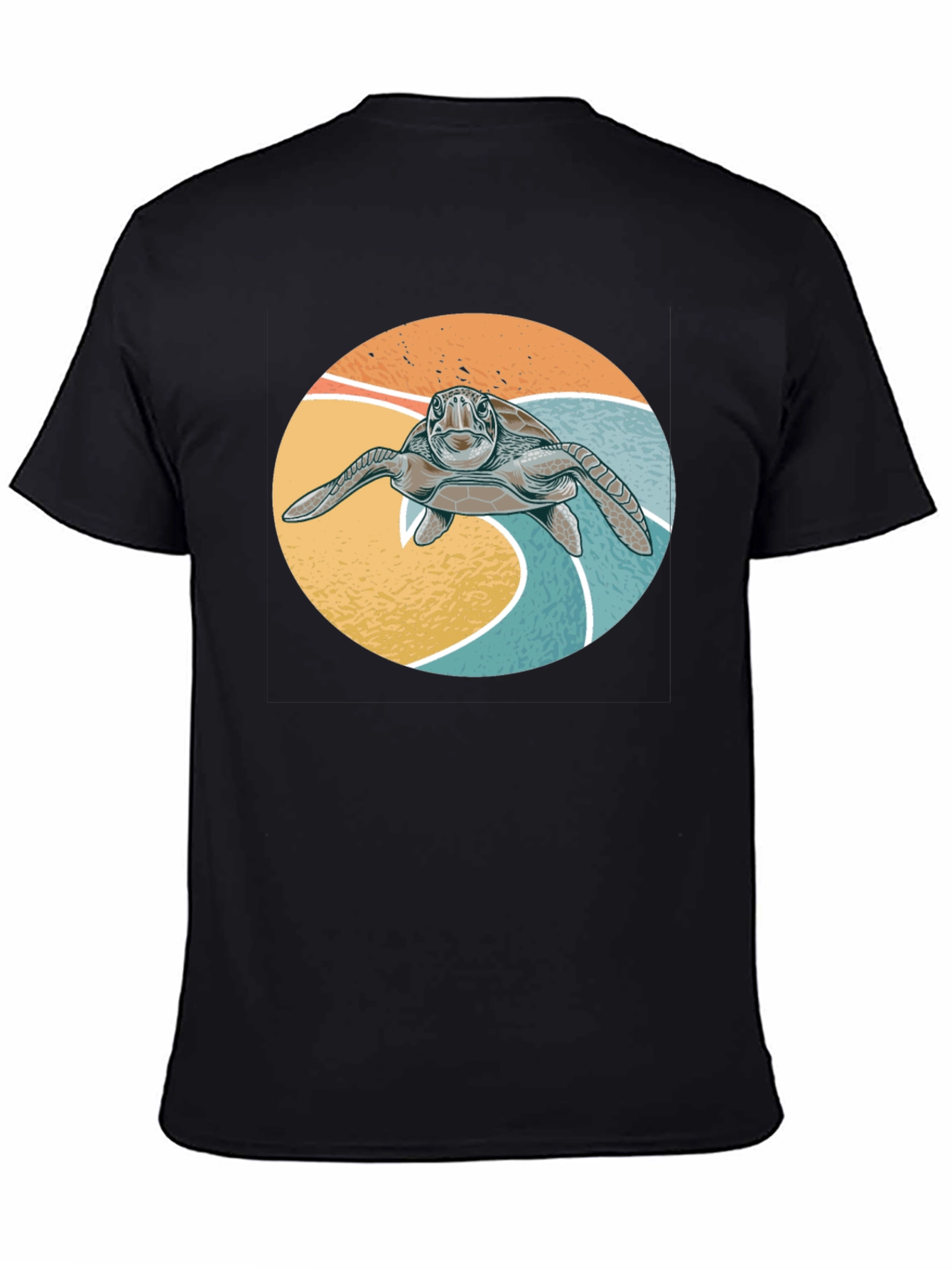 Turtle Graphic Tee - Surf Style