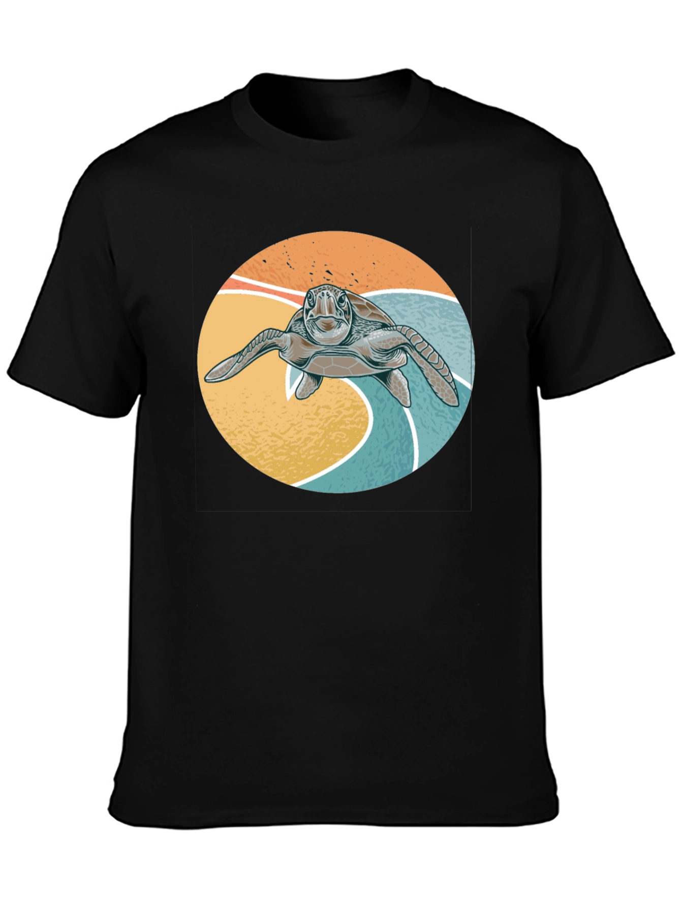Turtle Graphic Tee - Surf Style