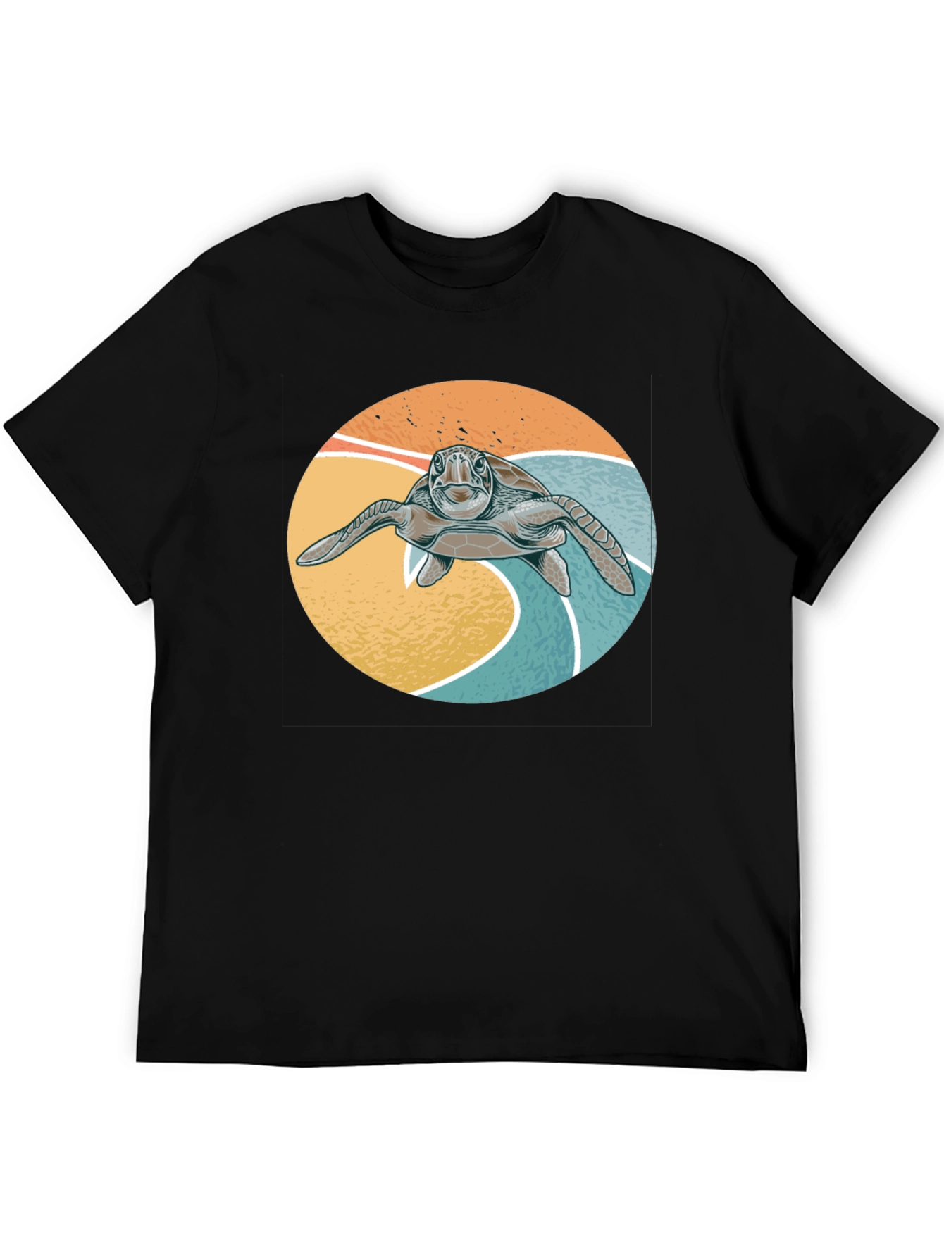Turtle Graphic Tee - Surf Style