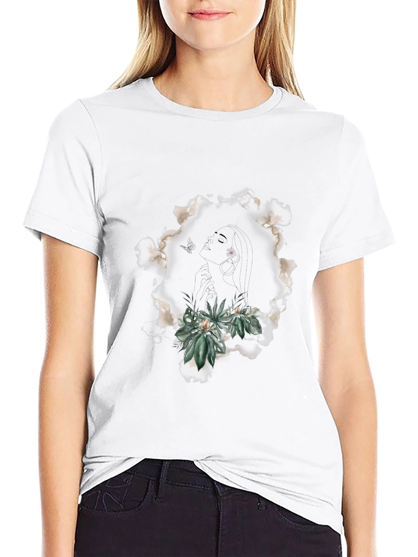 Botanical Black T-Shirt