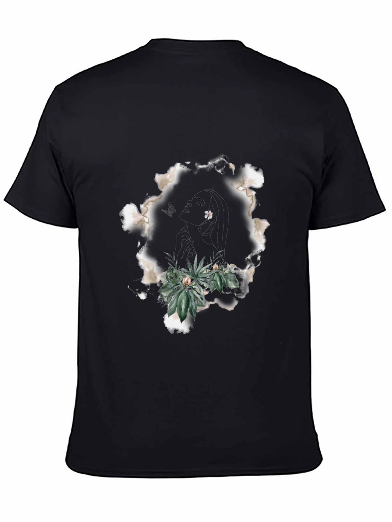 Botanical Black T-Shirt