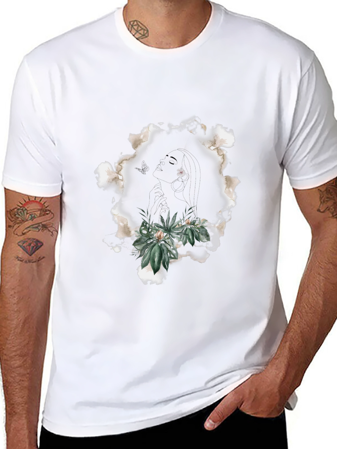 Botanical Black T-Shirt