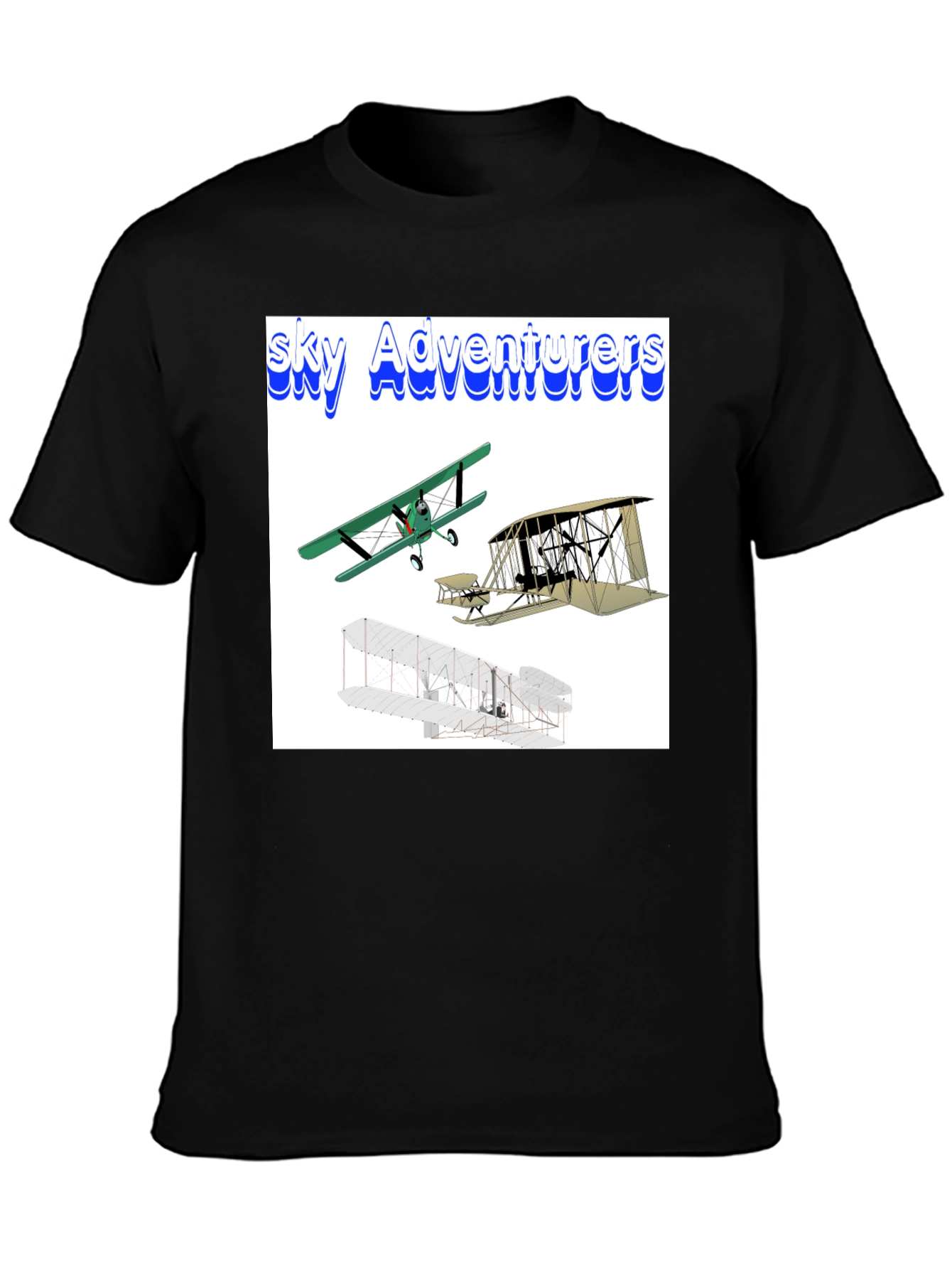 Sky Adventures T-Shirt - Airplane Designs