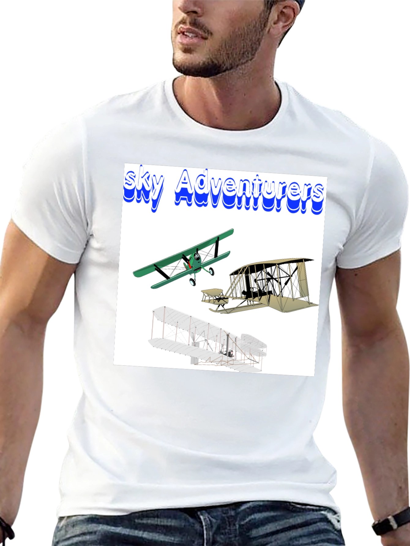 Sky Adventures T-Shirt - Airplane Designs