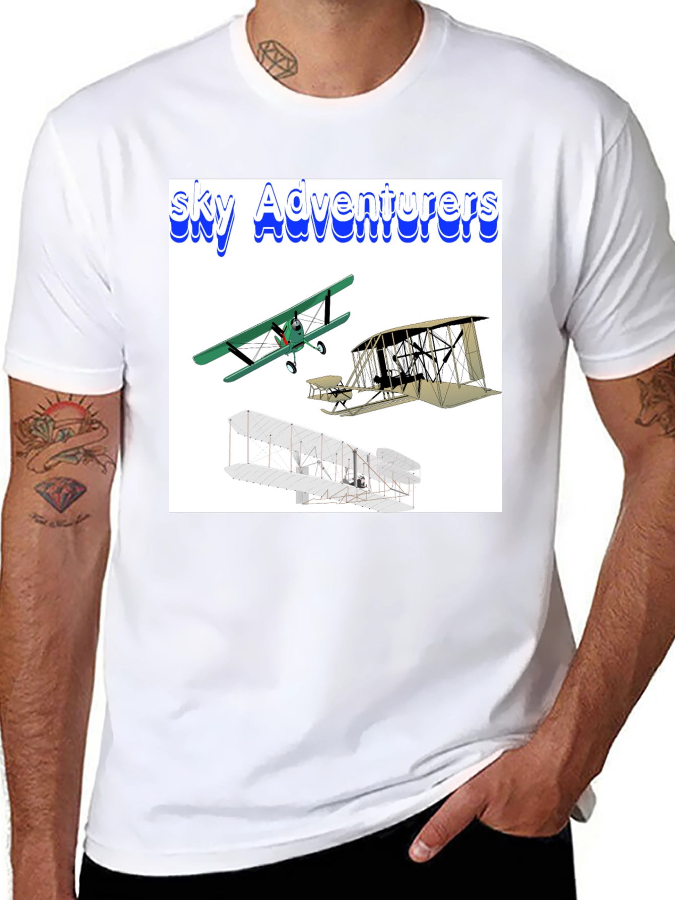 Sky Adventures T-Shirt - Airplane Designs