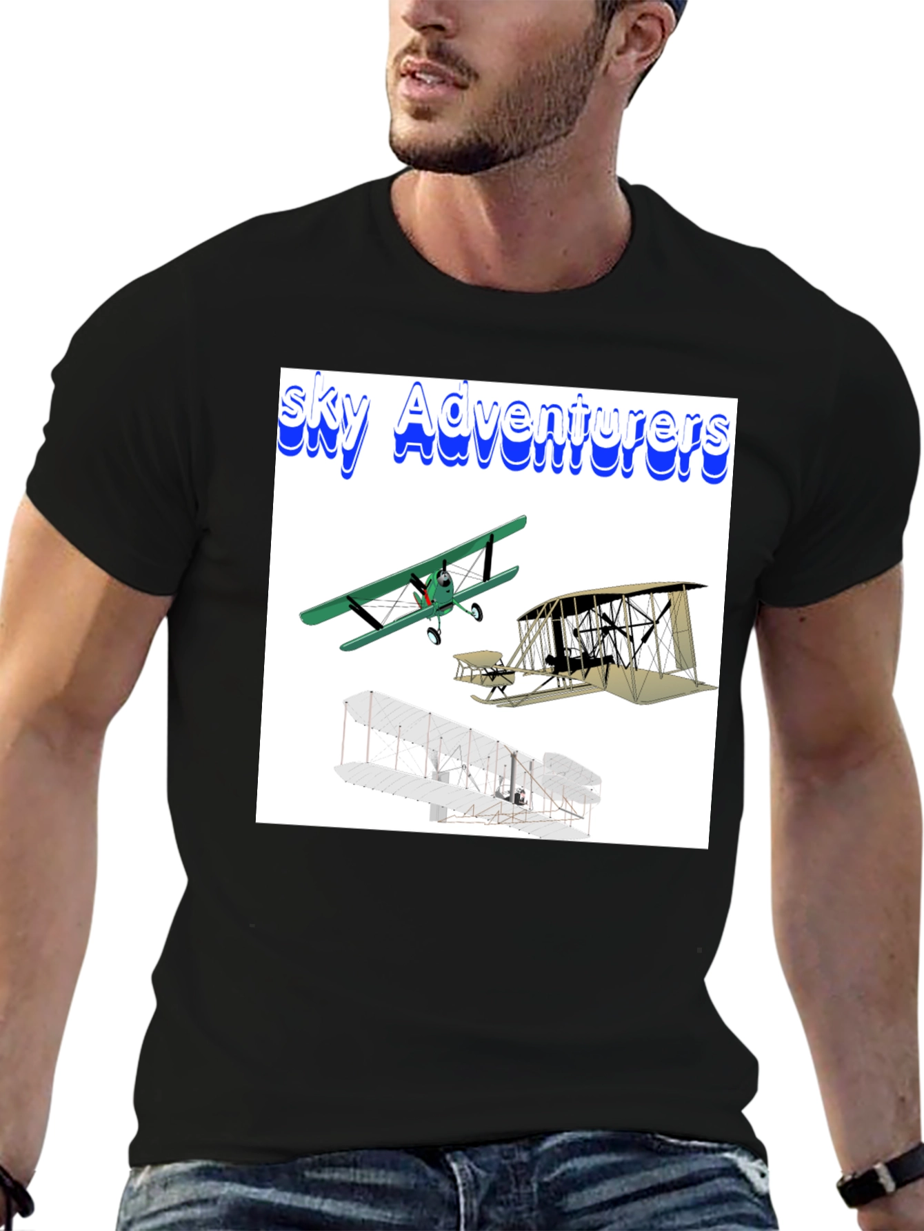 Sky Adventures T-Shirt - Airplane Designs