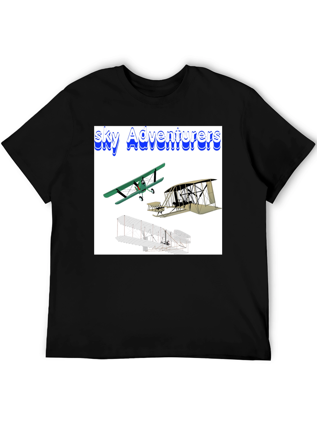 Sky Adventures T-Shirt - Airplane Designs