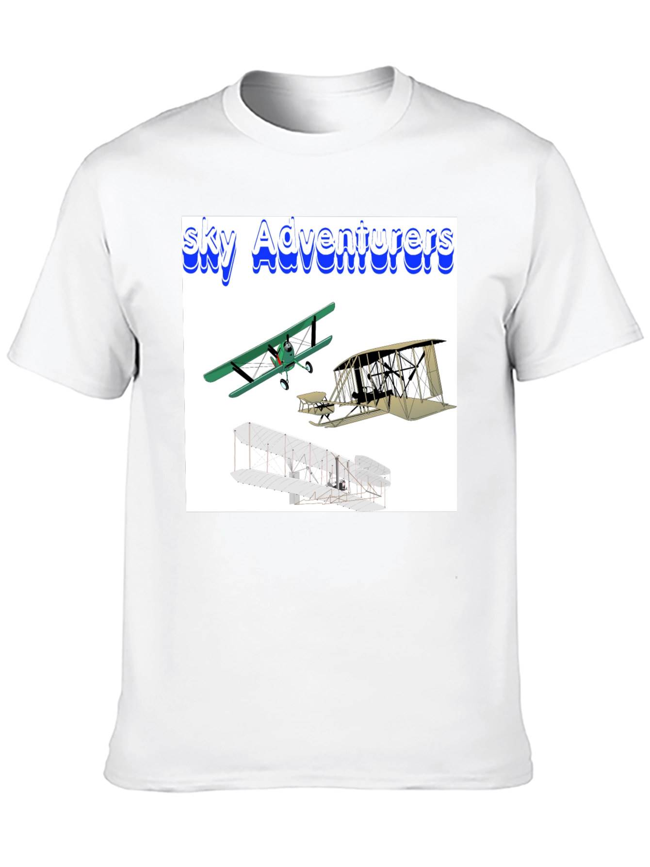 Sky Adventures T-Shirt - Airplane Designs