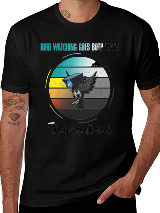 Bird Watching Goes Both Ways Graphic Tee