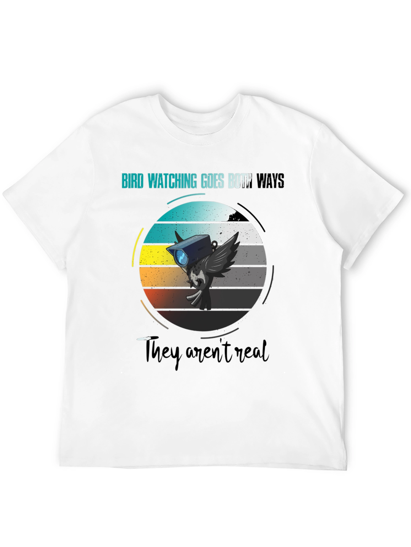 Bird Watching Goes Both Ways Graphic Tee