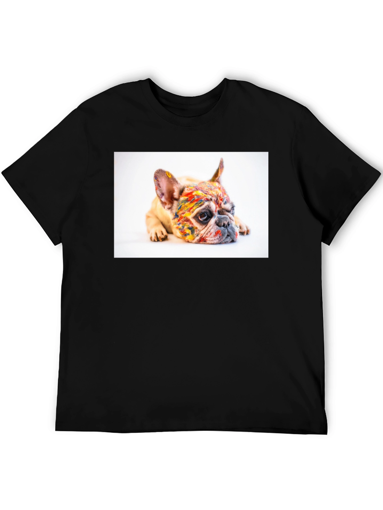 Dog Lover T-Shirt: French Bulldog Artistic Design