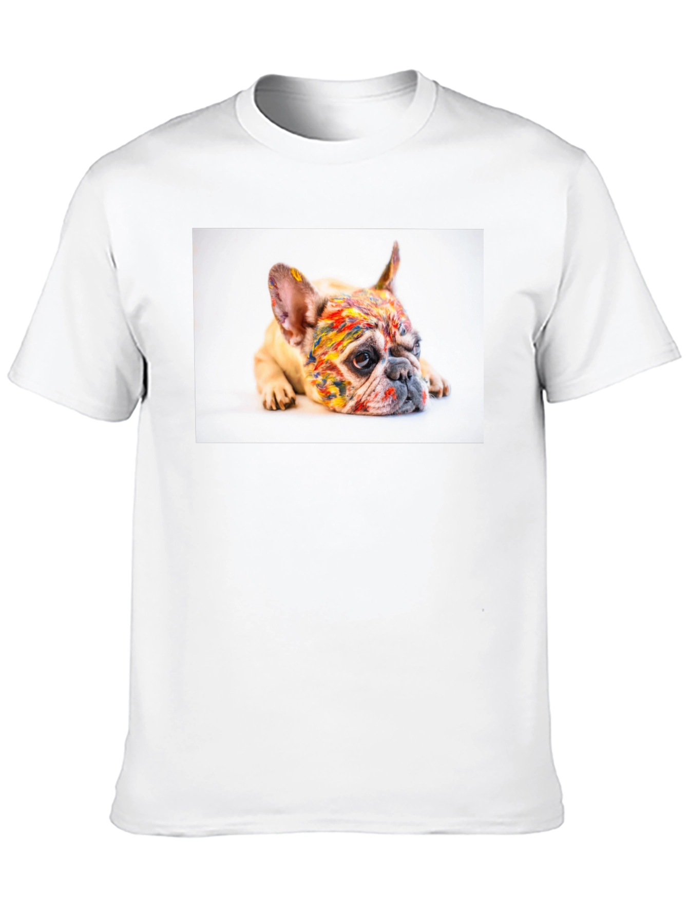 Dog Lover T-Shirt: French Bulldog Artistic Design