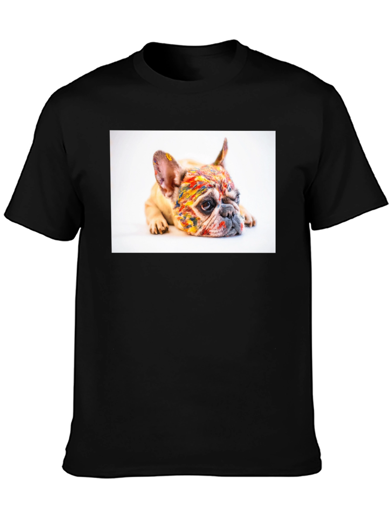 Dog Lover T-Shirt: French Bulldog Artistic Design
