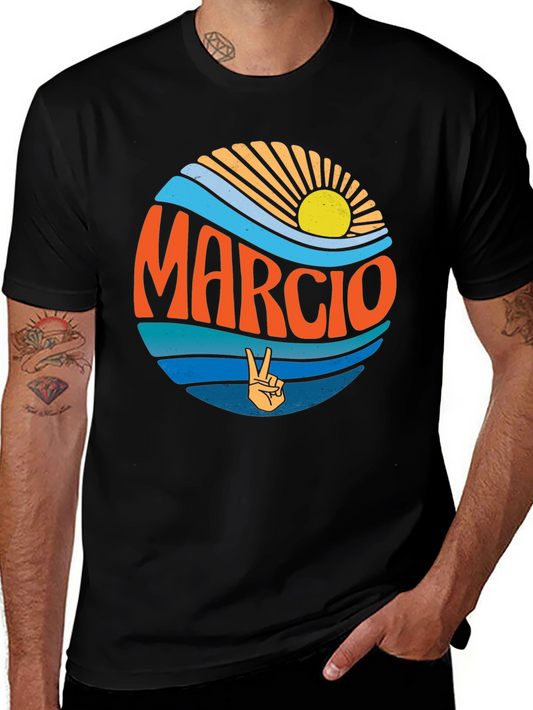 Marcio Retro Graphic T-Shirt - Vintage Style Tee