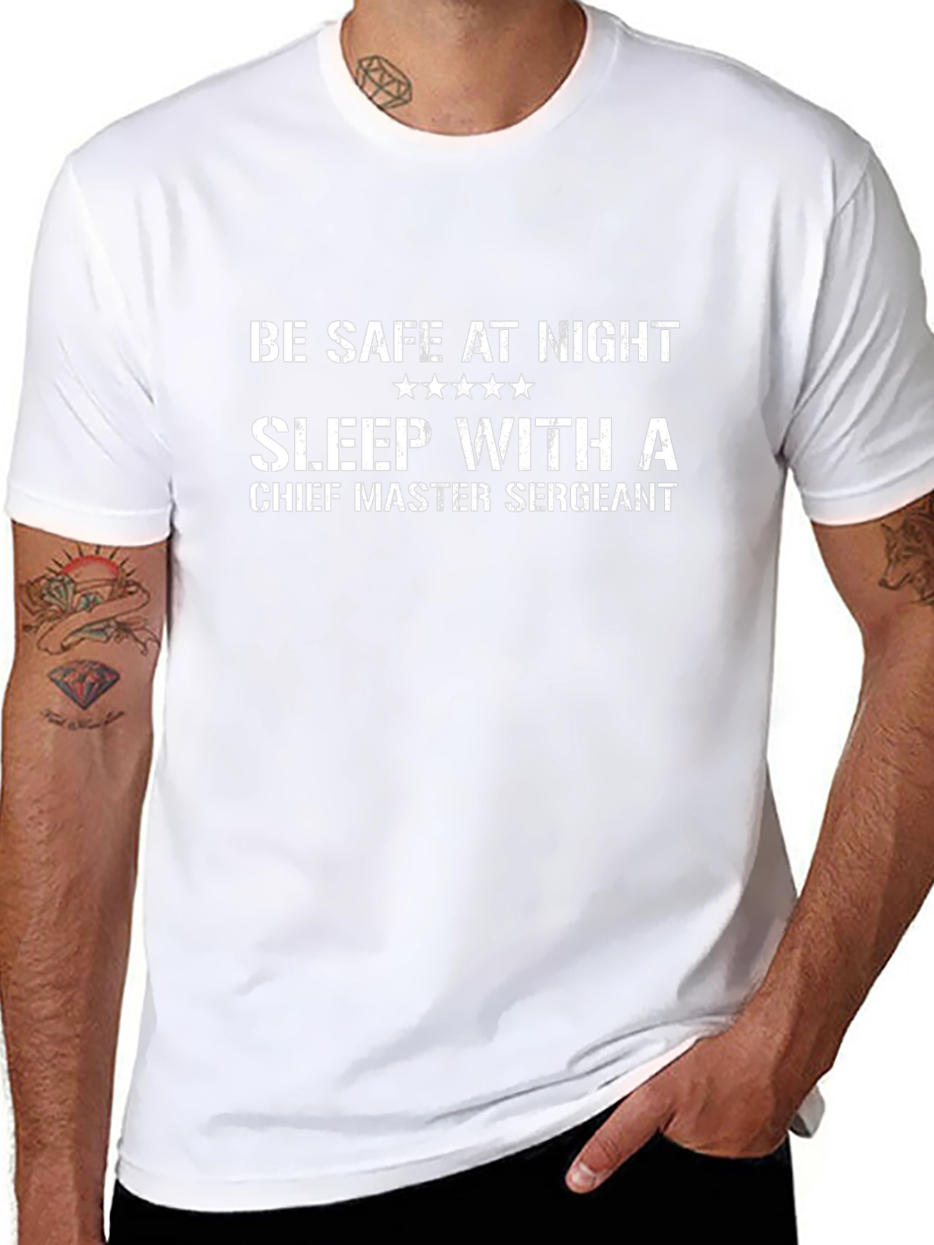 Be Safe Sleep With a Chief Master Sergeant T-Shirt