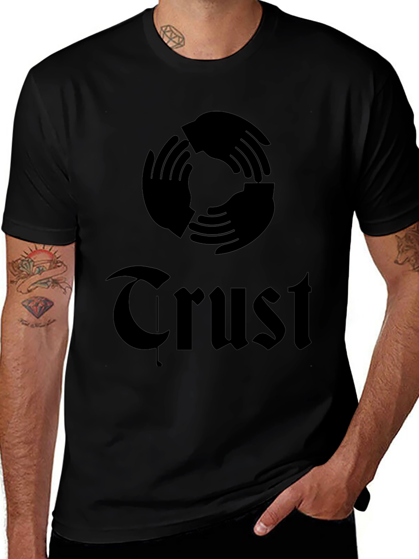 Trust Graphic T-Shirt - Black