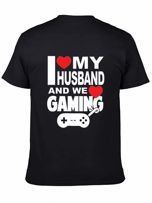 I Love My Husband Gaming T-Shirt