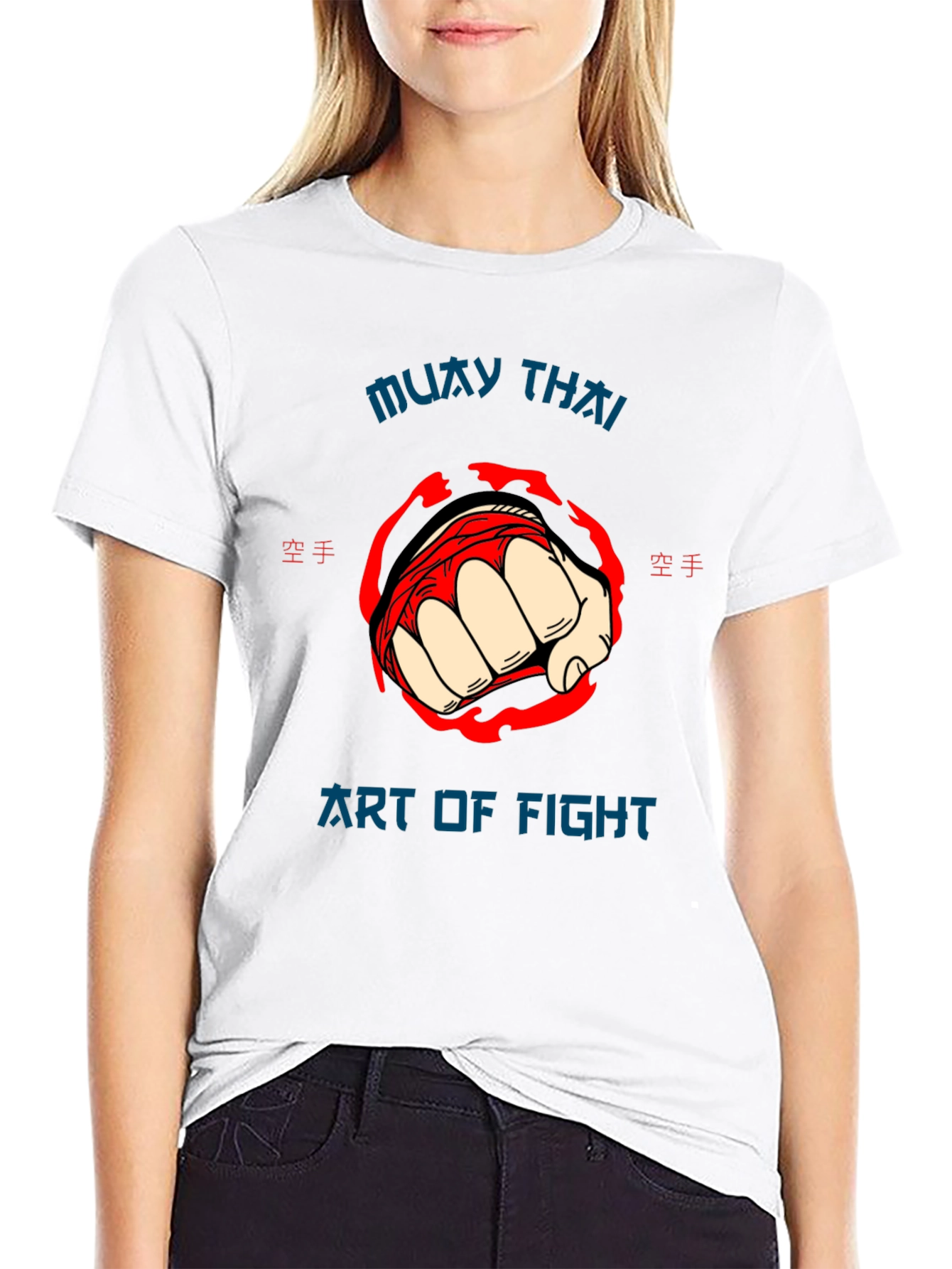 Muay Thai Art of Fight Graphic T-Shirt