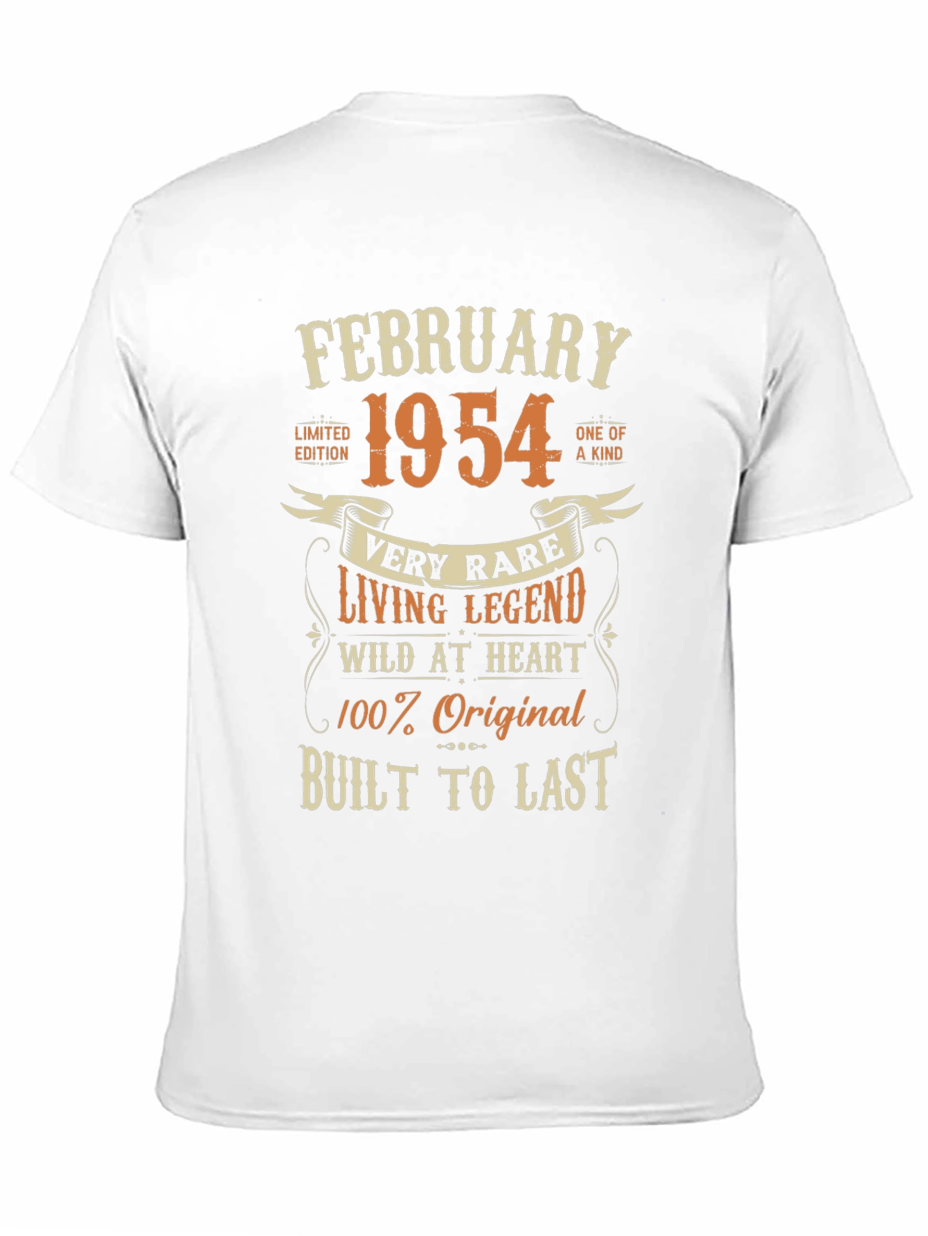 February 1954 Birthday Limited Edition T-Shirt