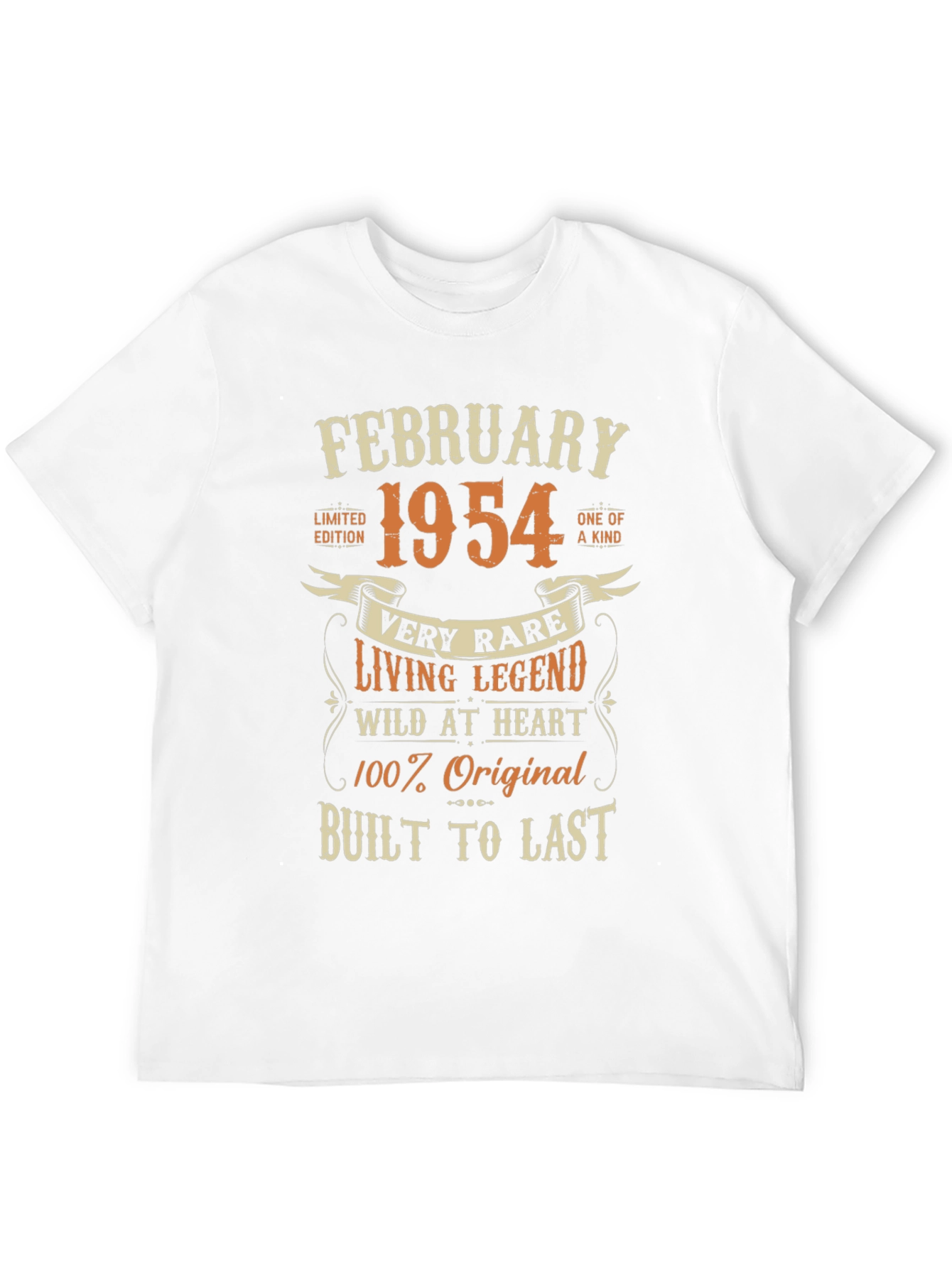 February 1954 Birthday Limited Edition T-Shirt