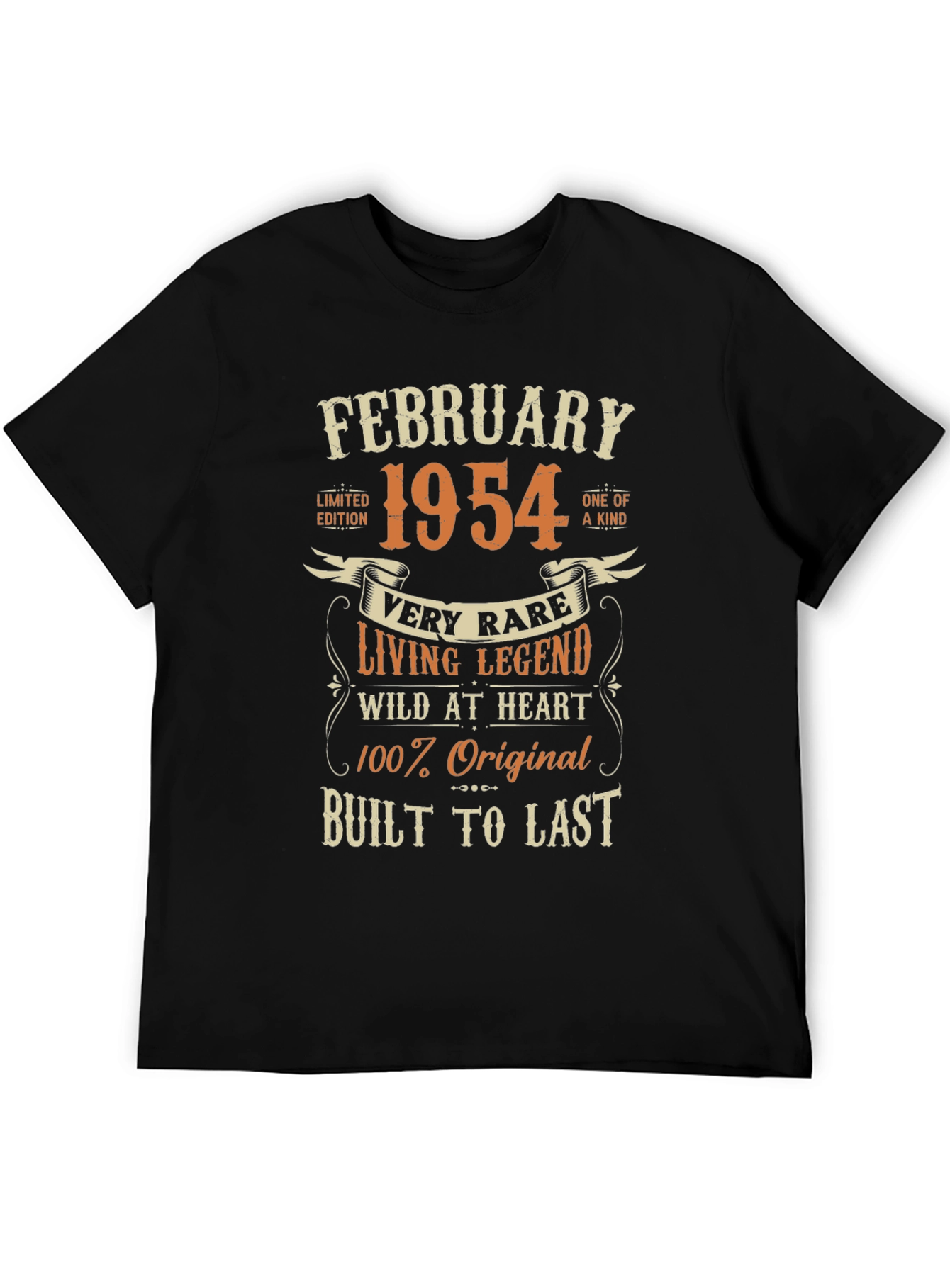 February 1954 Birthday Limited Edition T-Shirt