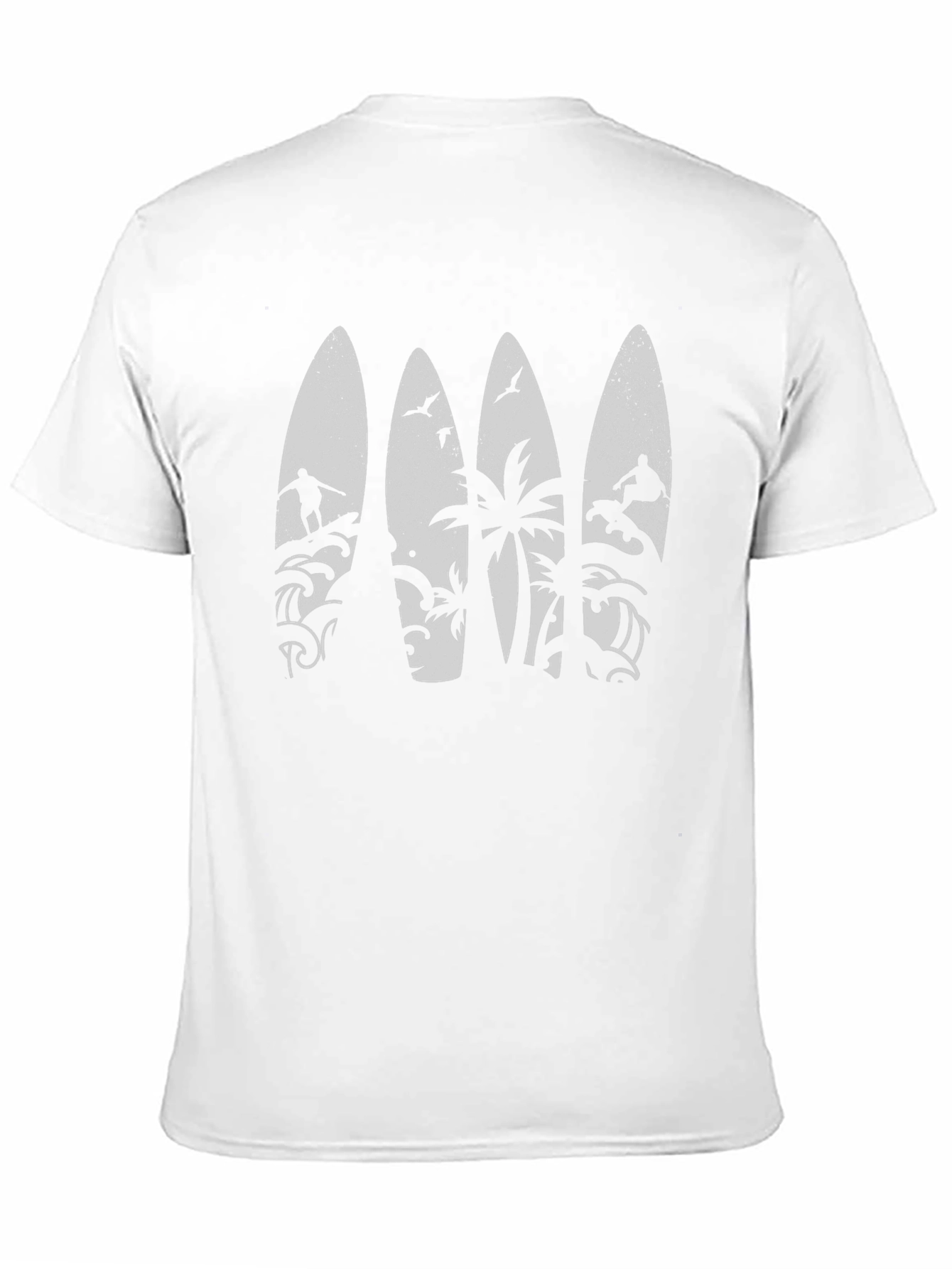 Surfboard Silhouette Graphic Tee