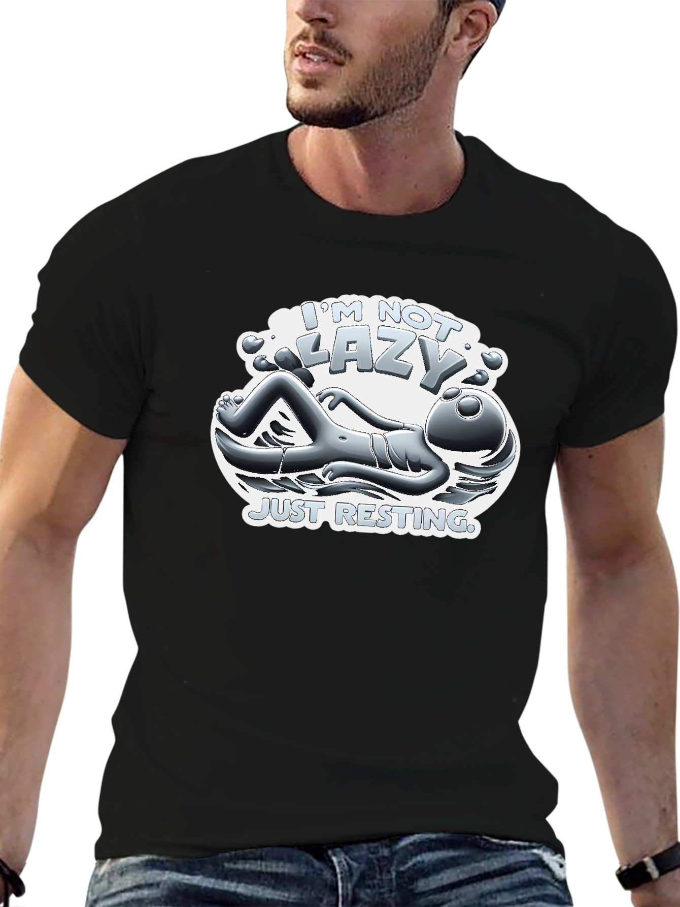 Im Not Lazy Just Resting Graphic T-Shirt