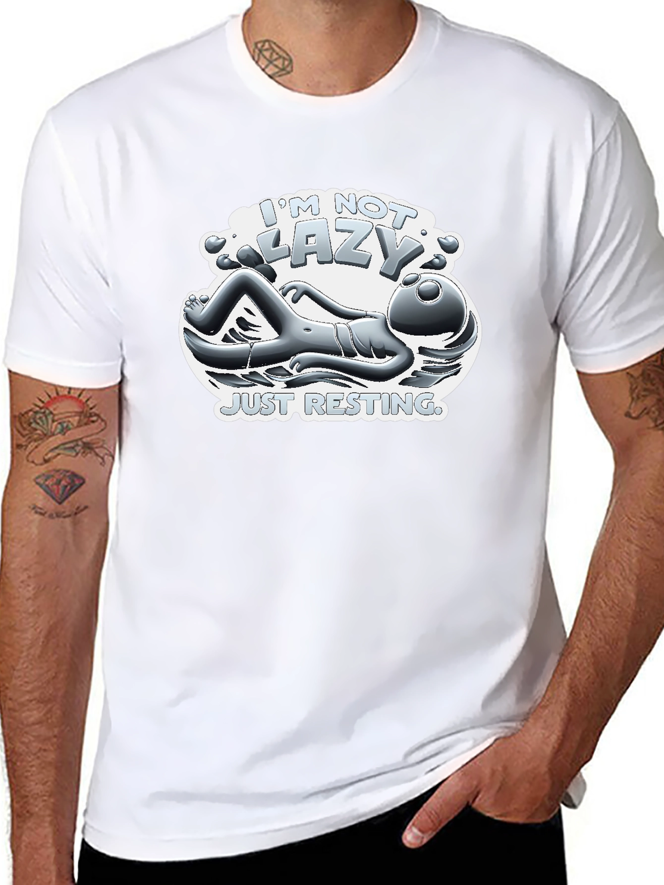 Im Not Lazy Just Resting Graphic T-Shirt