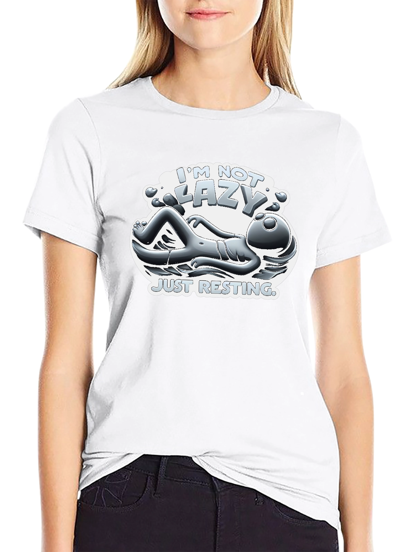 Im Not Lazy Just Resting Graphic T-Shirt