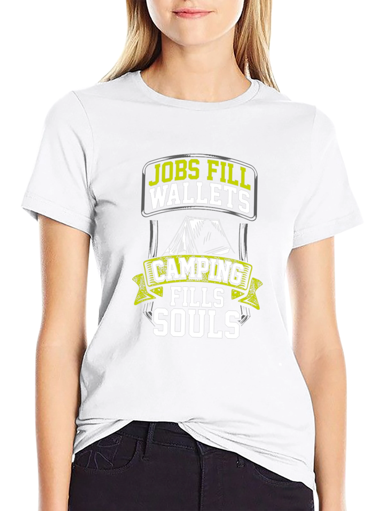 Camping Fills Souls T-Shirt - Outdoor Adventure Tee