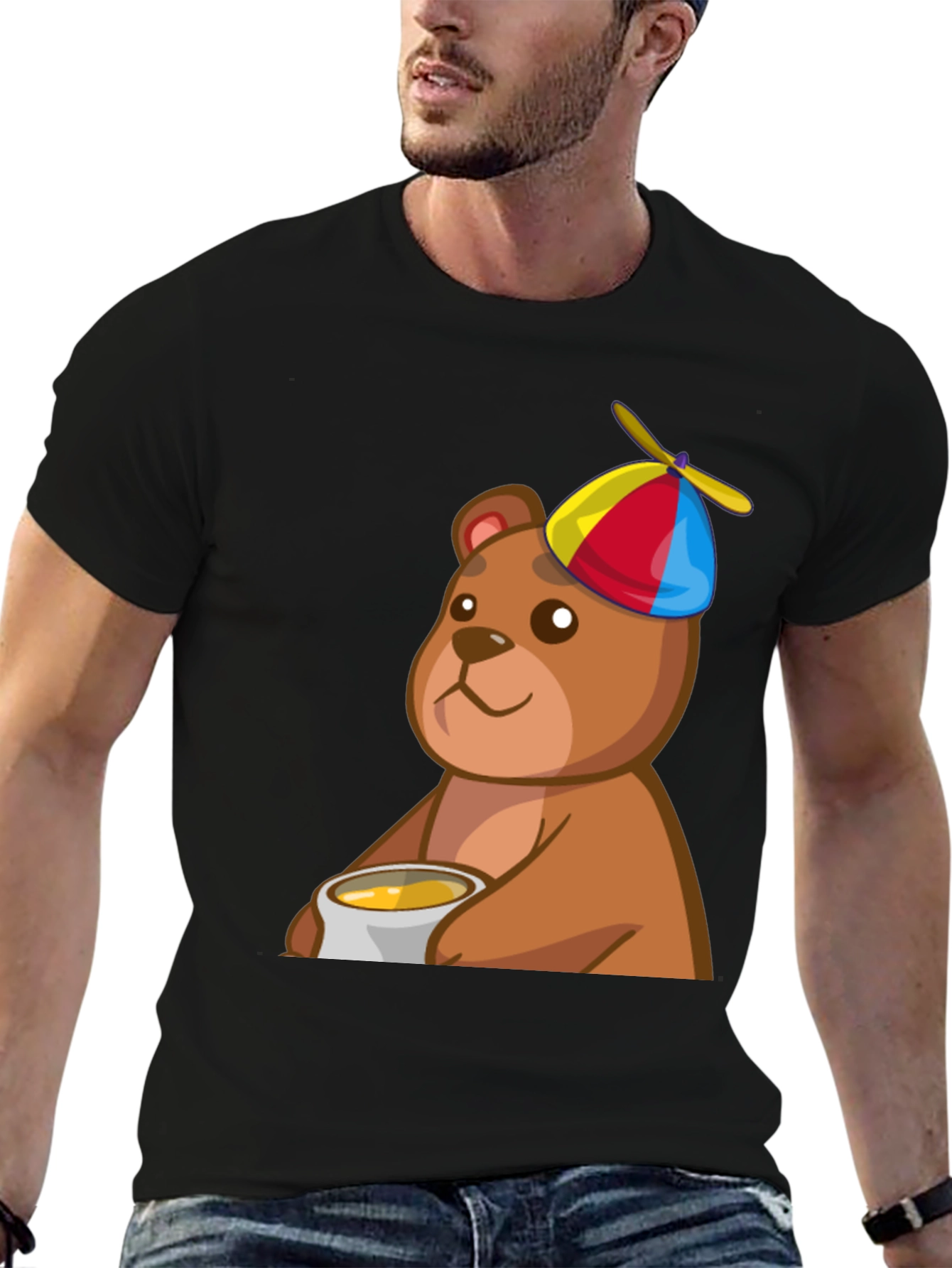 Cute Bear with Honey T-Shirt