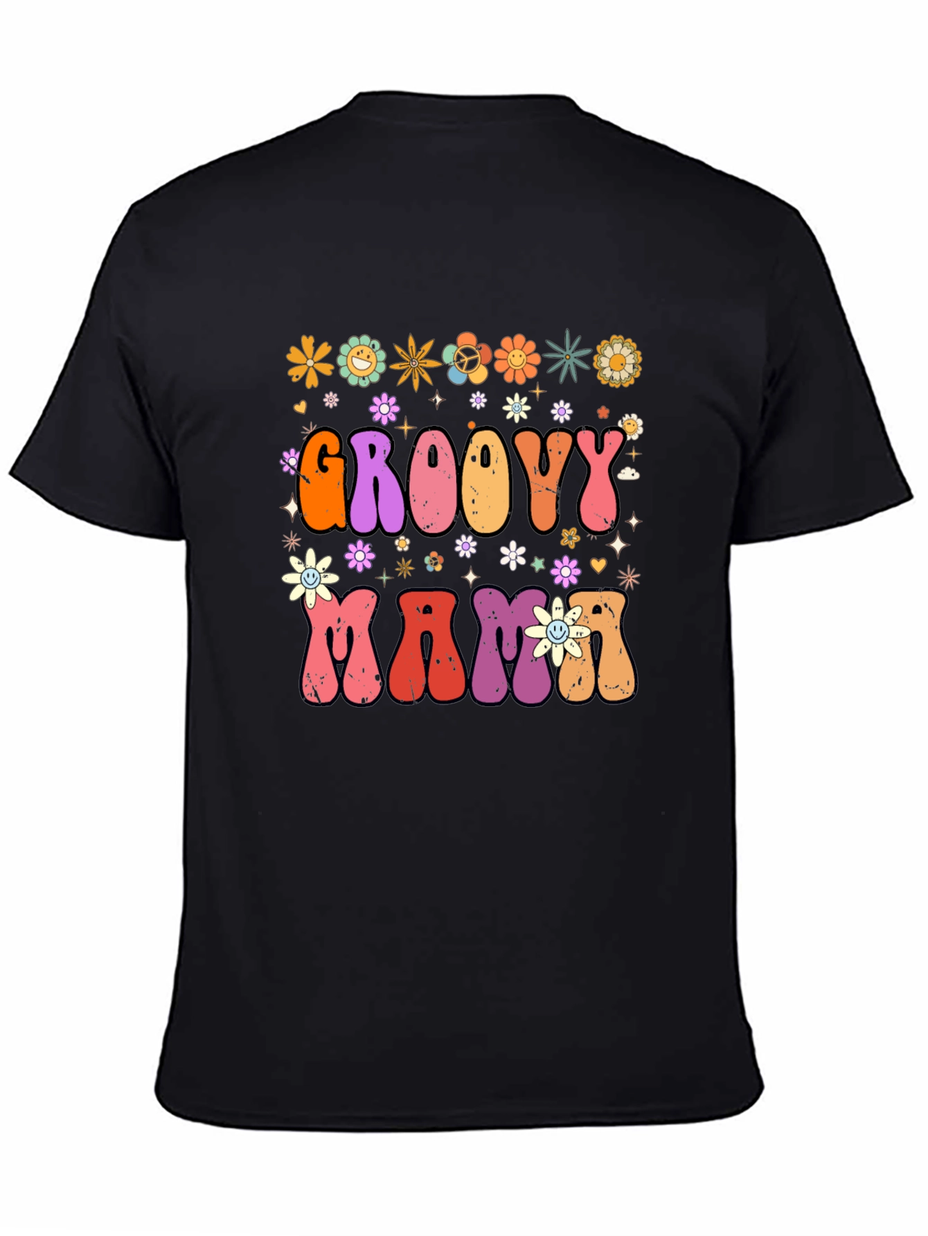 Groovy Mama Retro Graphic T-Shirt