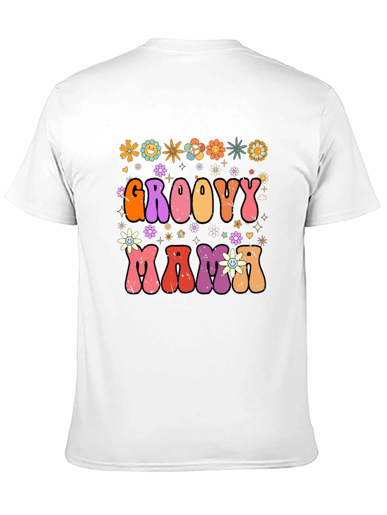 Groovy Mama Retro Graphic T-Shirt