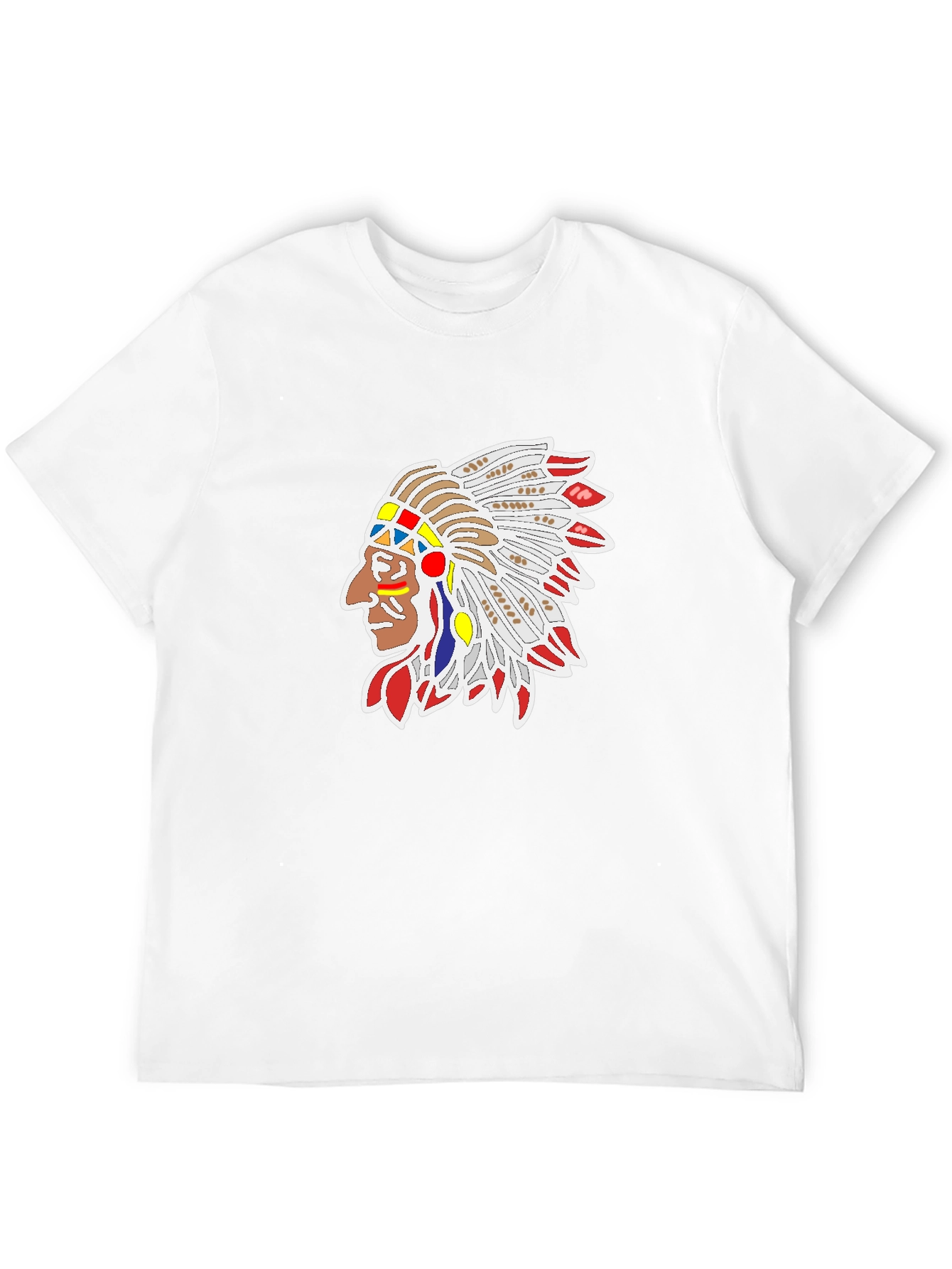 Native American Chief T-Shirt - Black