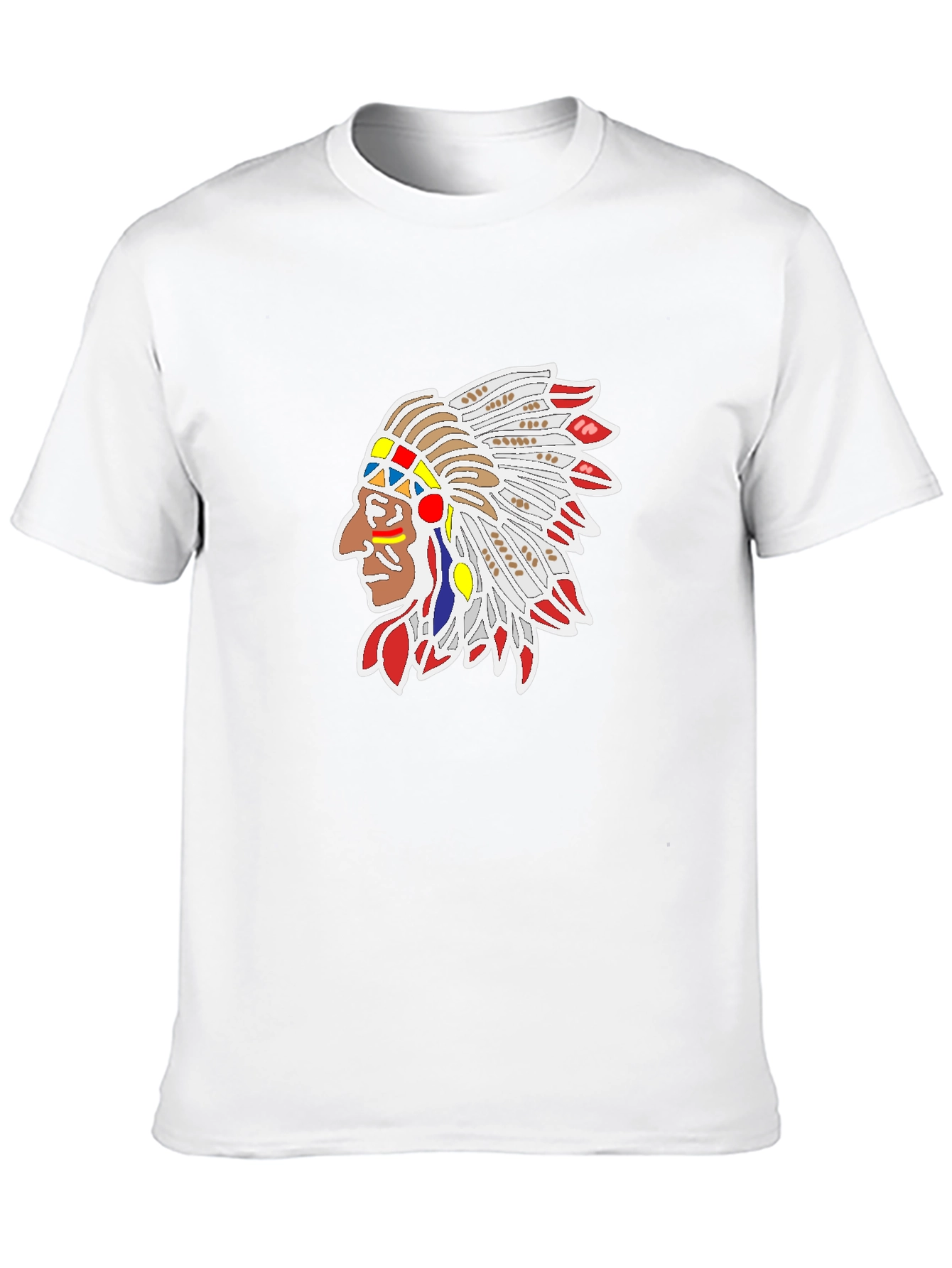 Native American Chief T-Shirt - Black