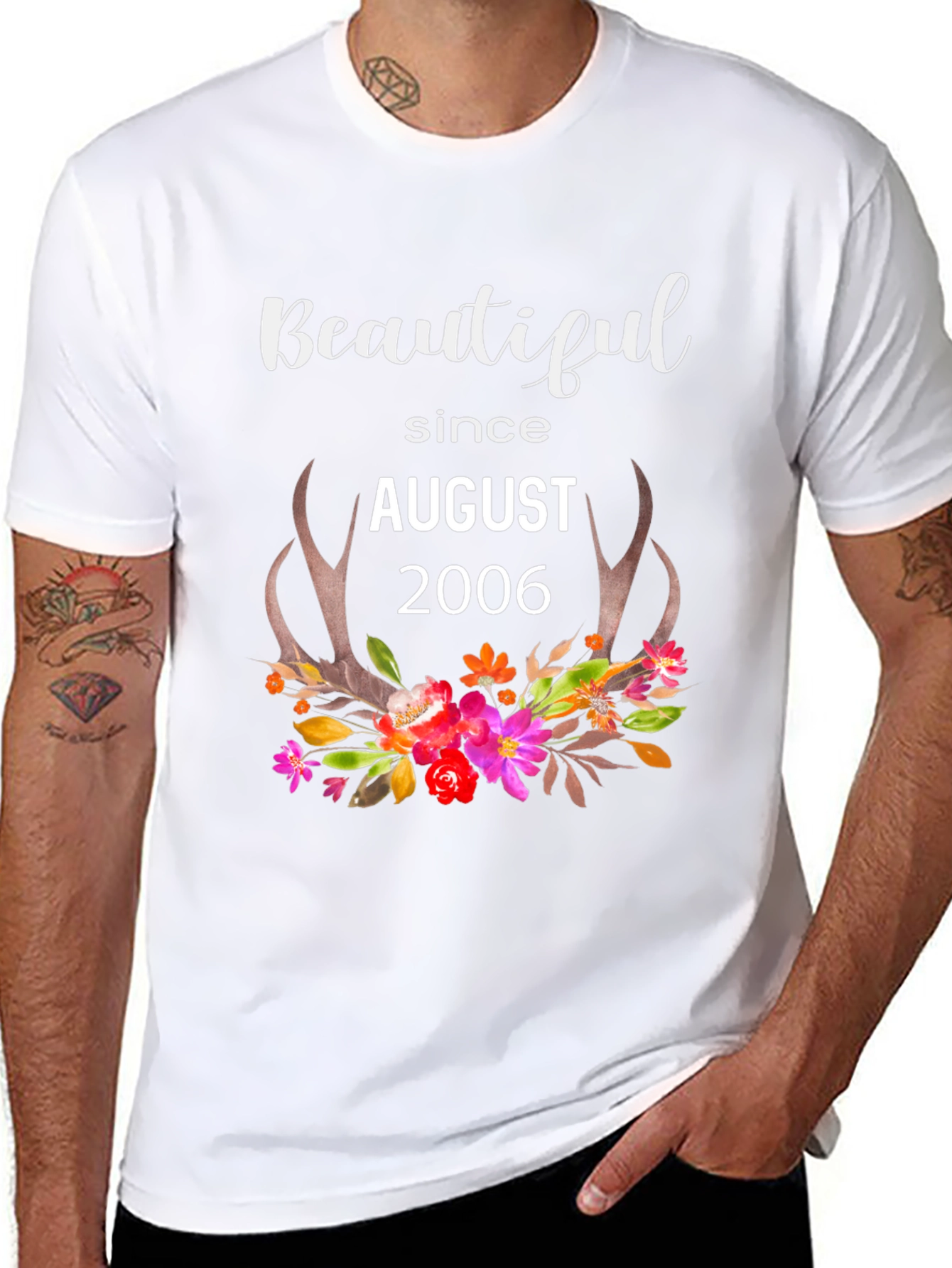 Beautiful Since August 2006 Graphic T-Shirt