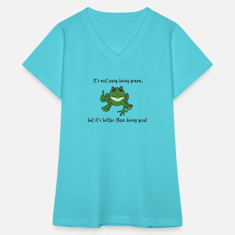 "It's not easy being green but it's.....Frog Tee