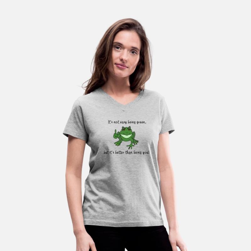 "It's not easy being green but it's.....Frog Tee