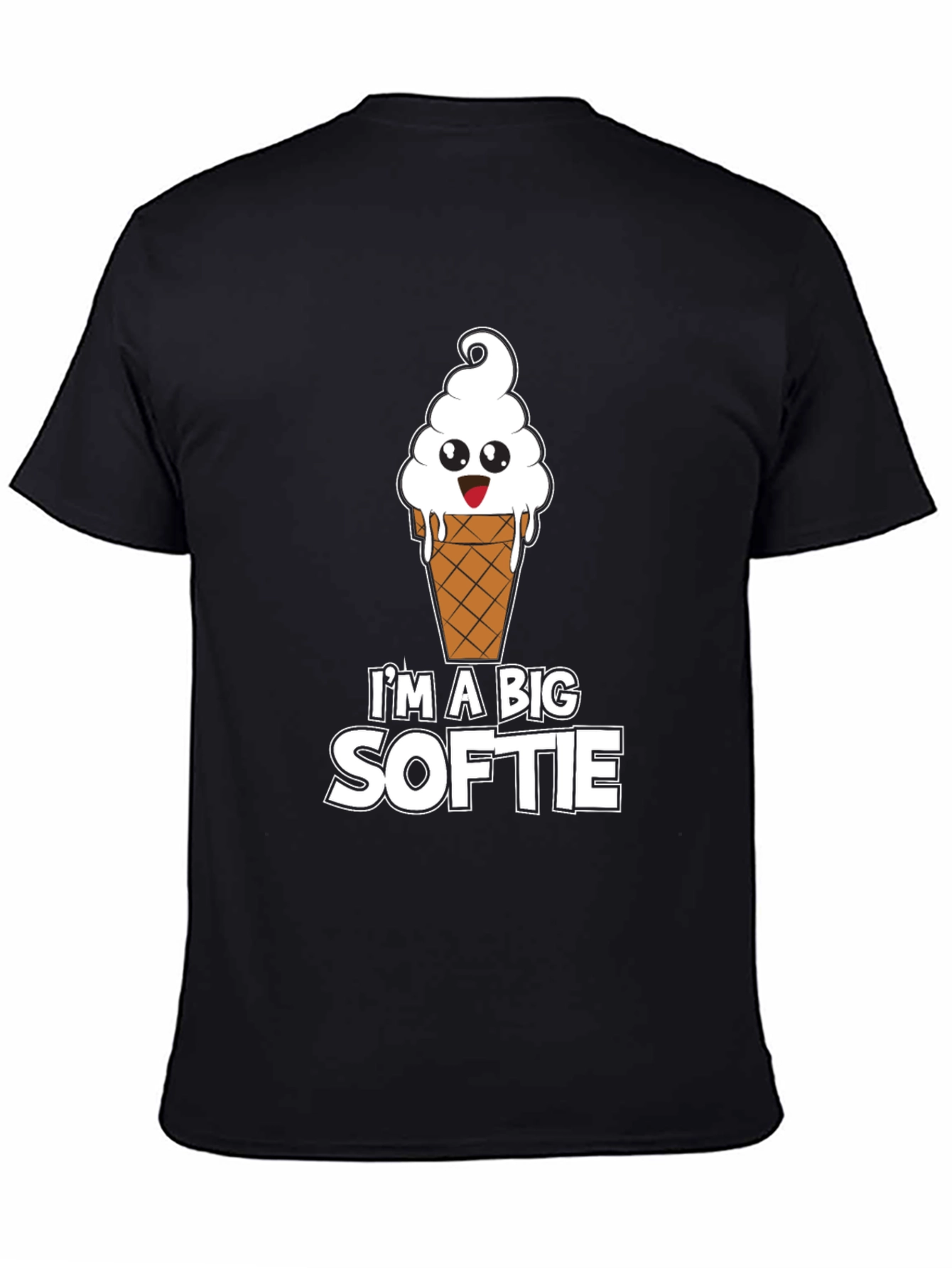 Im a Big Softie Black T-Shirt
