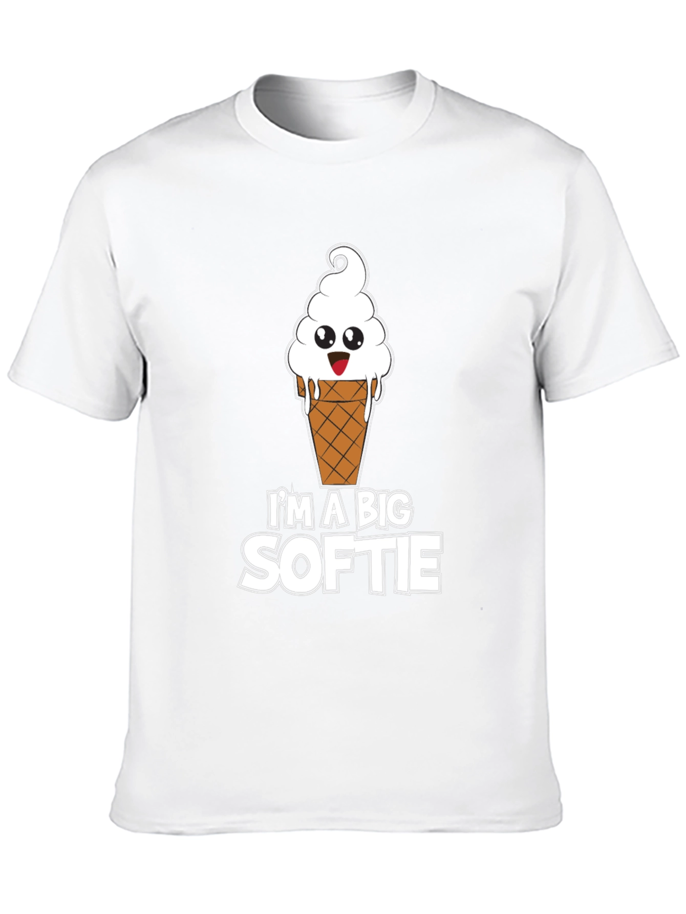 Im a Big Softie Black T-Shirt