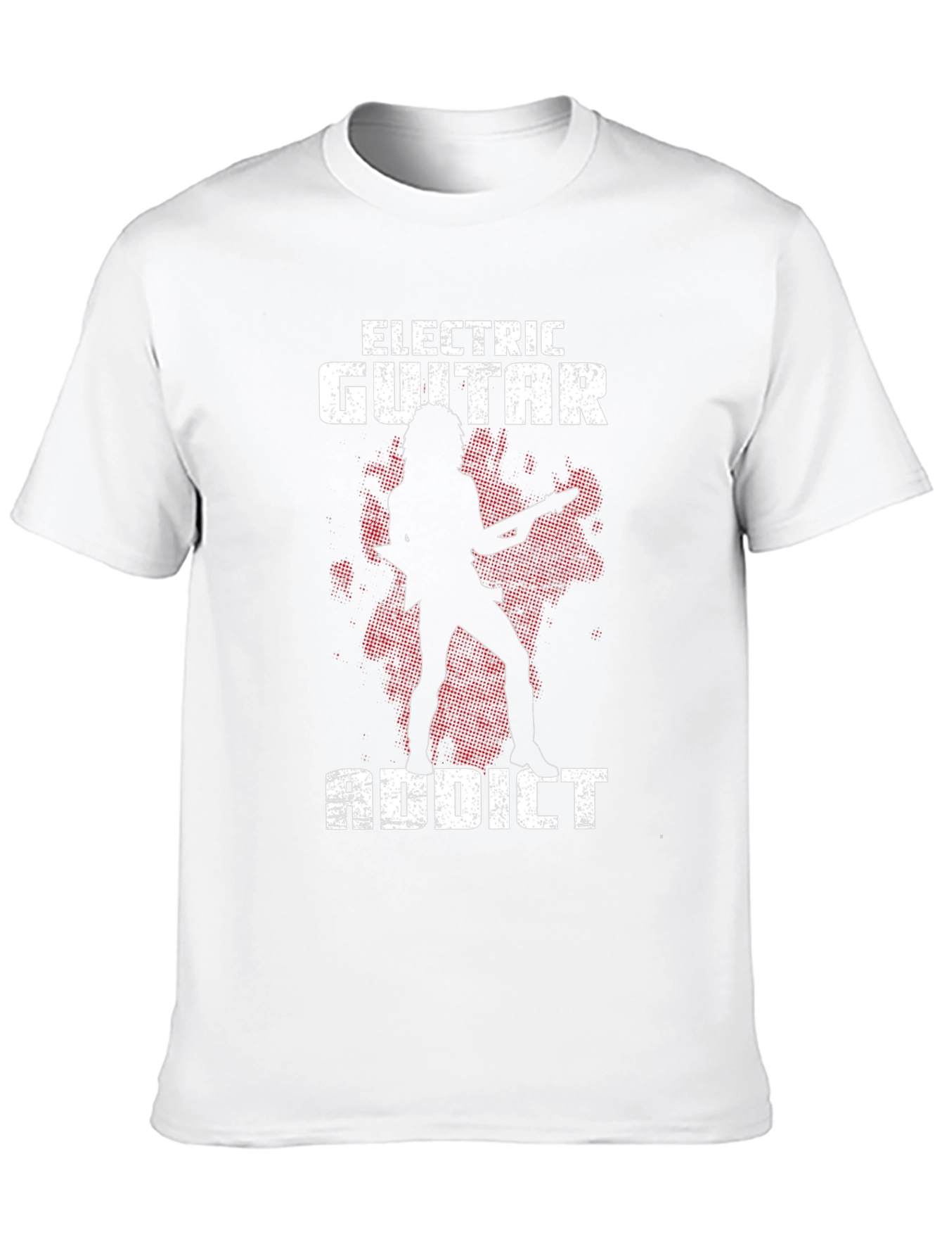 Electric Guitar Addict Black T-Shirt