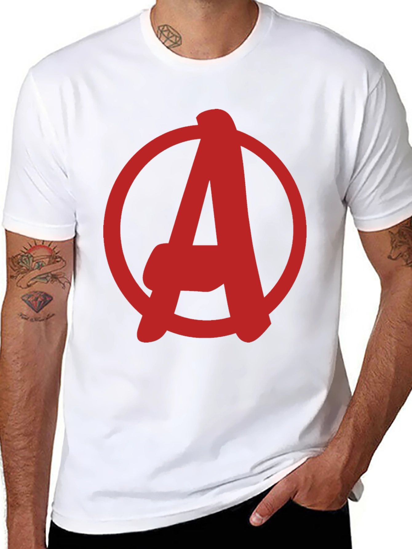 Avengers Logo Black T-Shirt