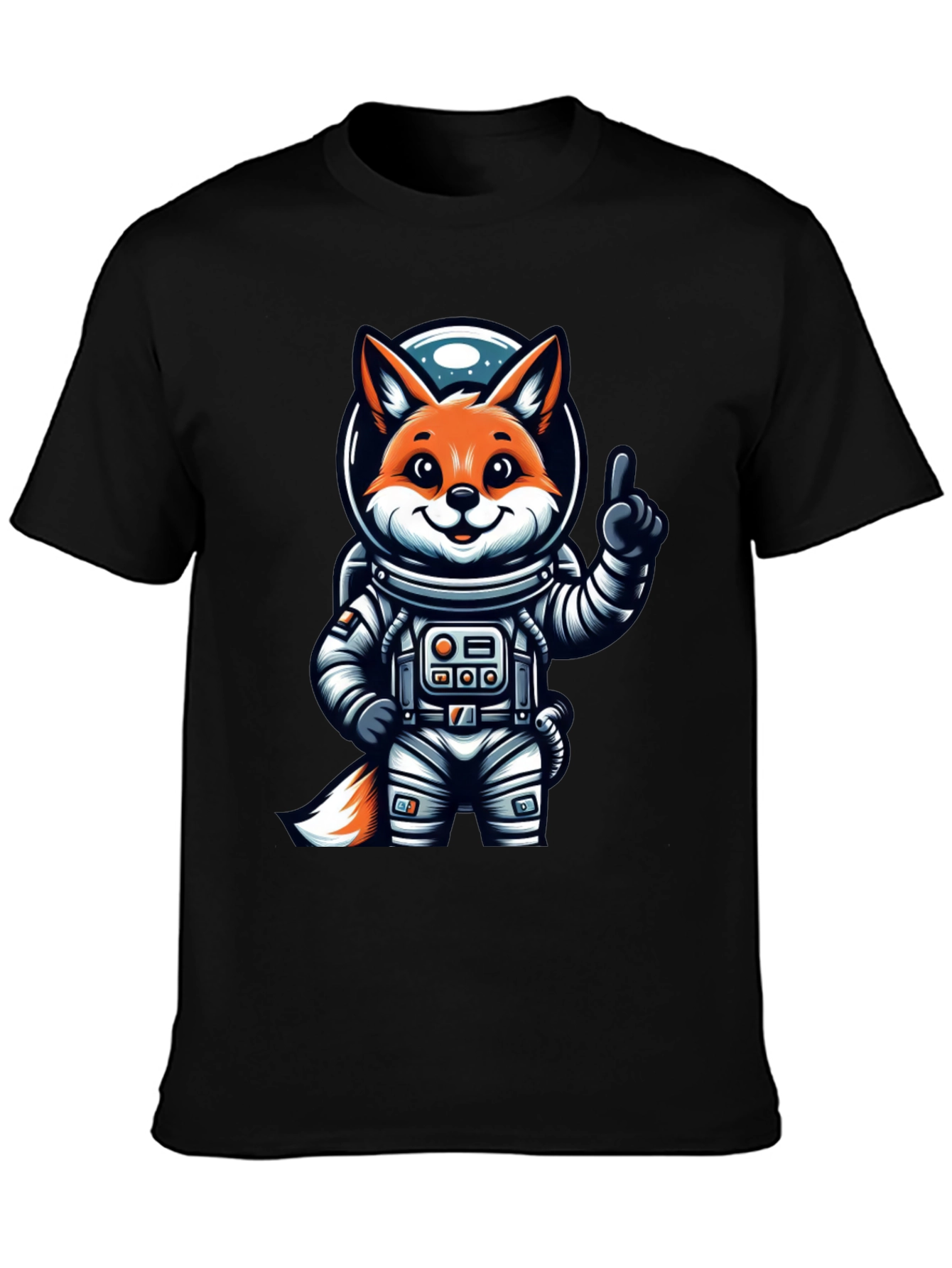 Cool Space Fox T-Shirt - Trendy Graphic Tee