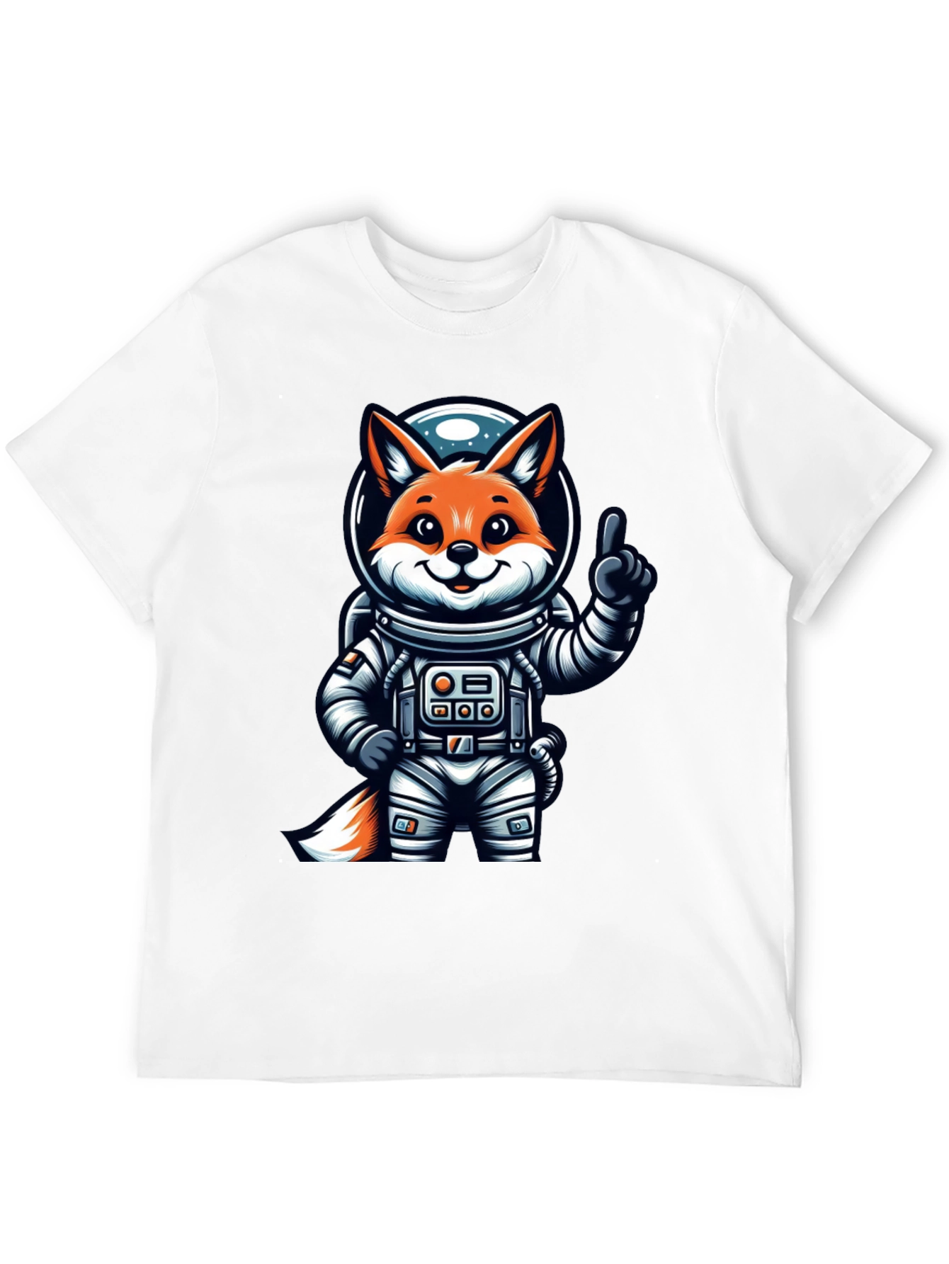 Cool Space Fox T-Shirt - Trendy Graphic Tee