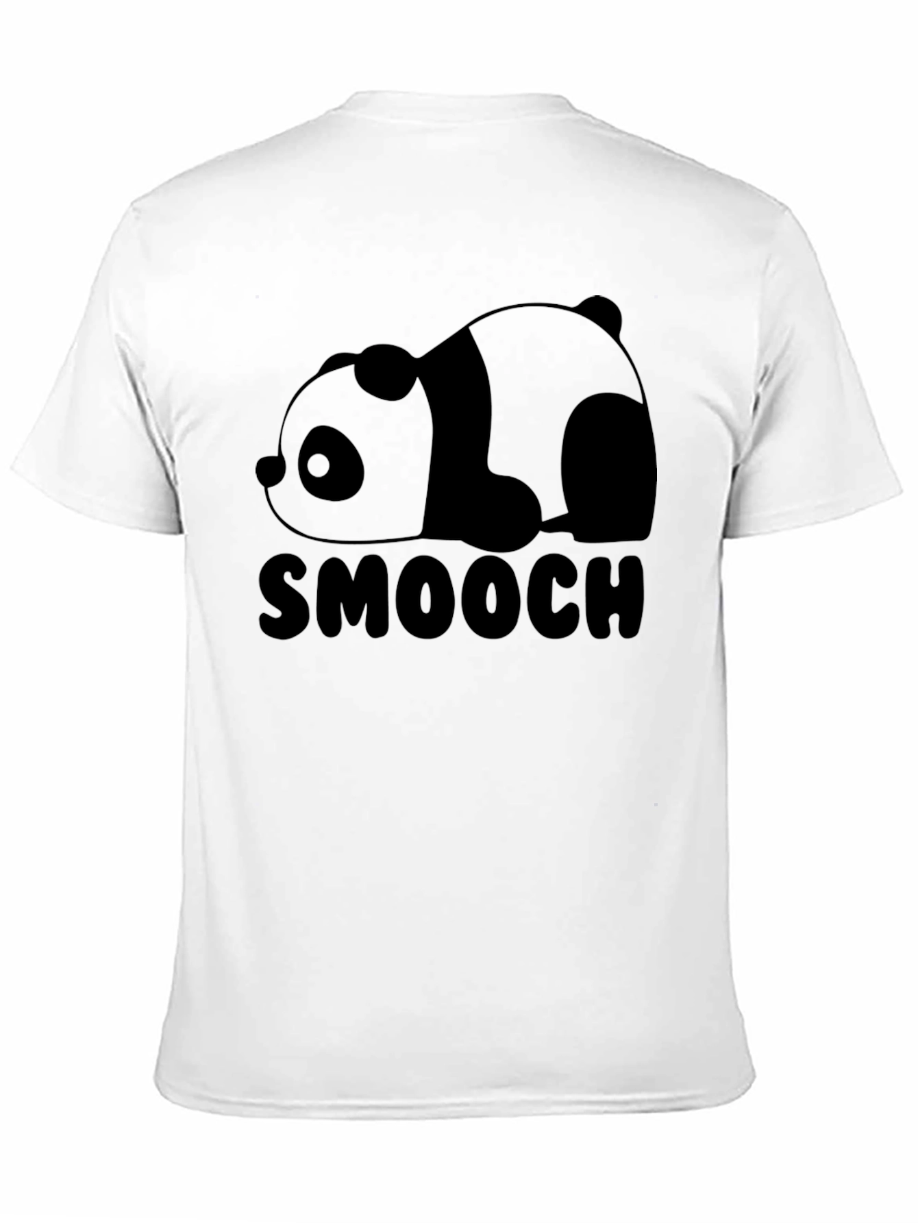 Smooch Panda Black Graphic Tee