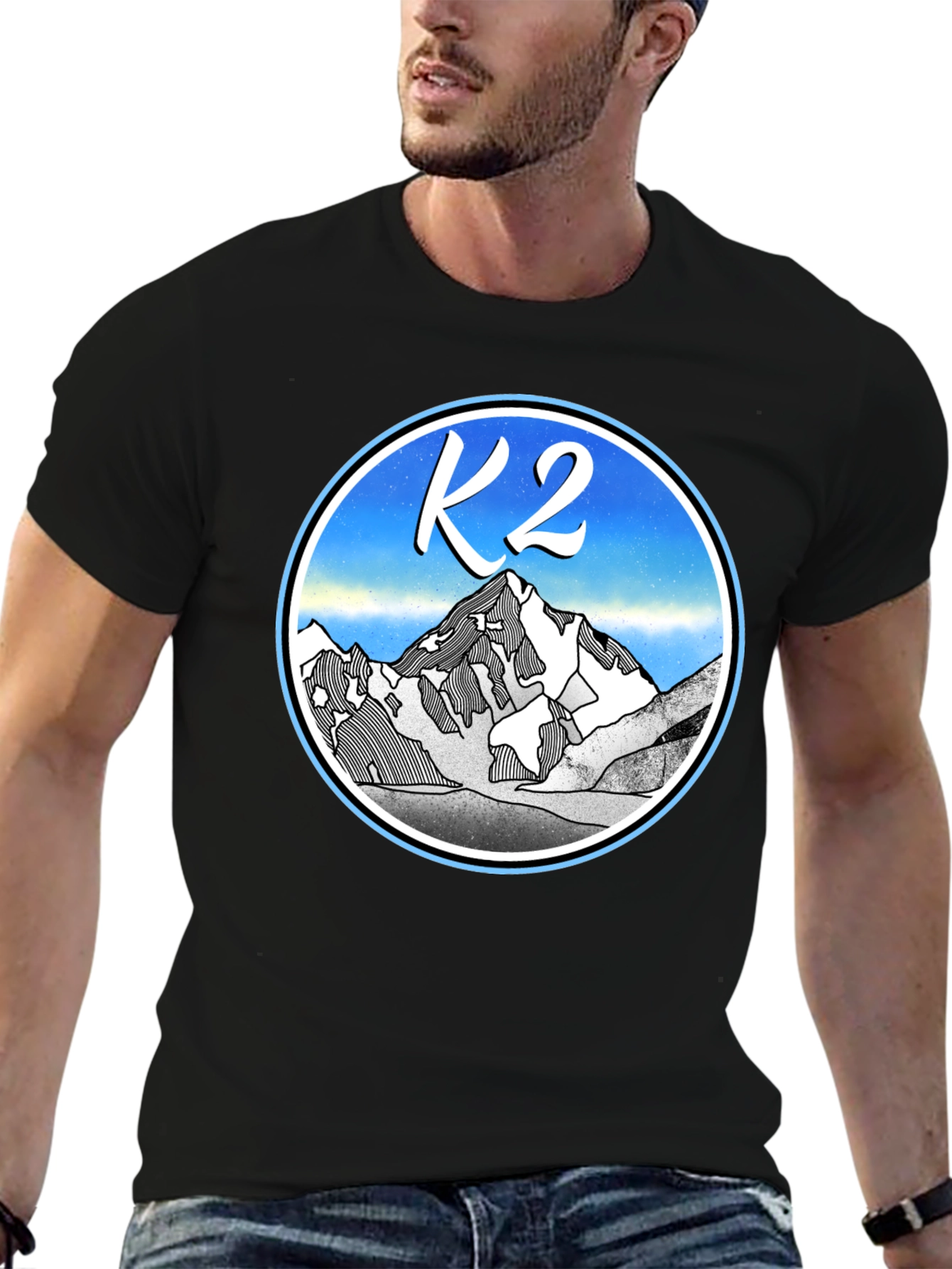K2 Mountain T-Shirt - Adventure Graphic Tee