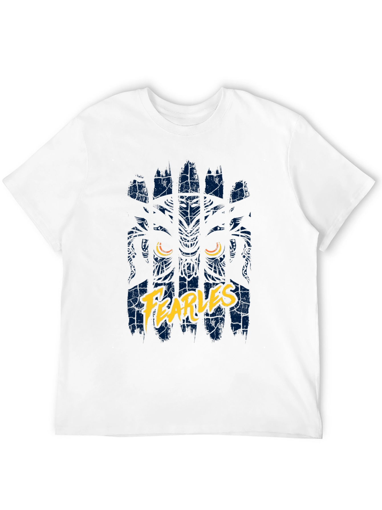 Fearless Lion Graphic T-Shirt - Black