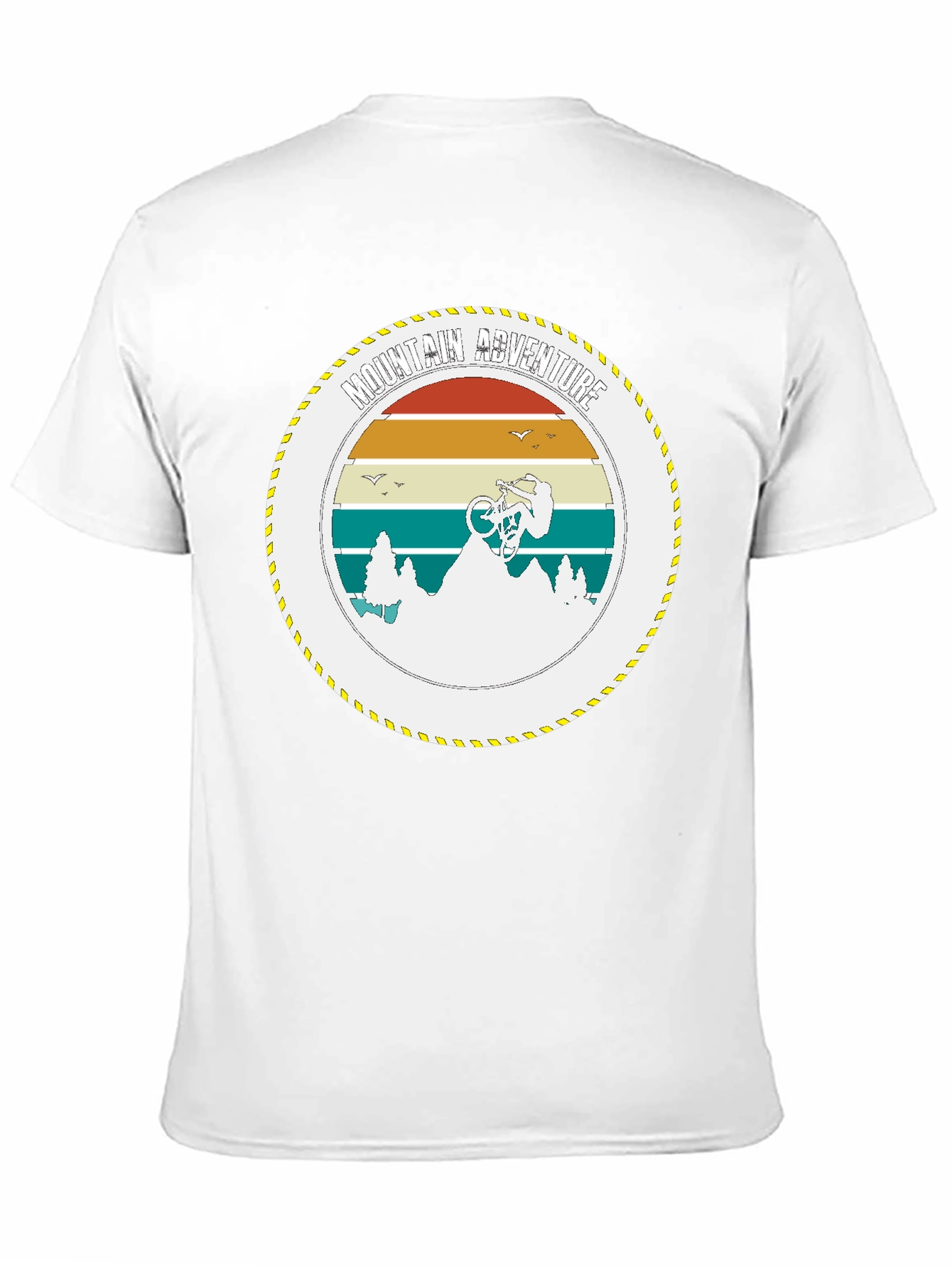 Mountain Bike Adventure Graphic Tee - Black