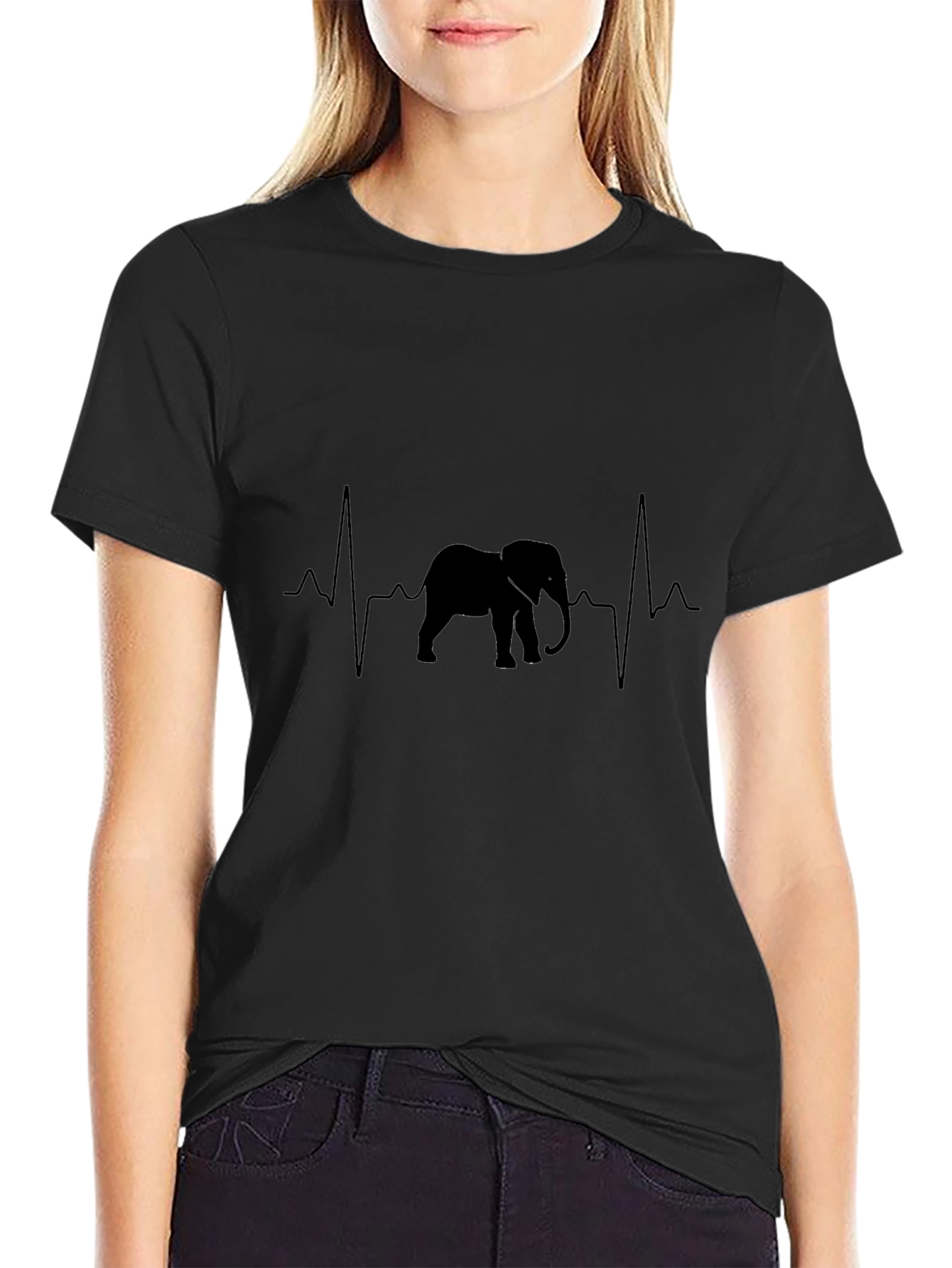 Elephant Heartbeat Graphic Tee
